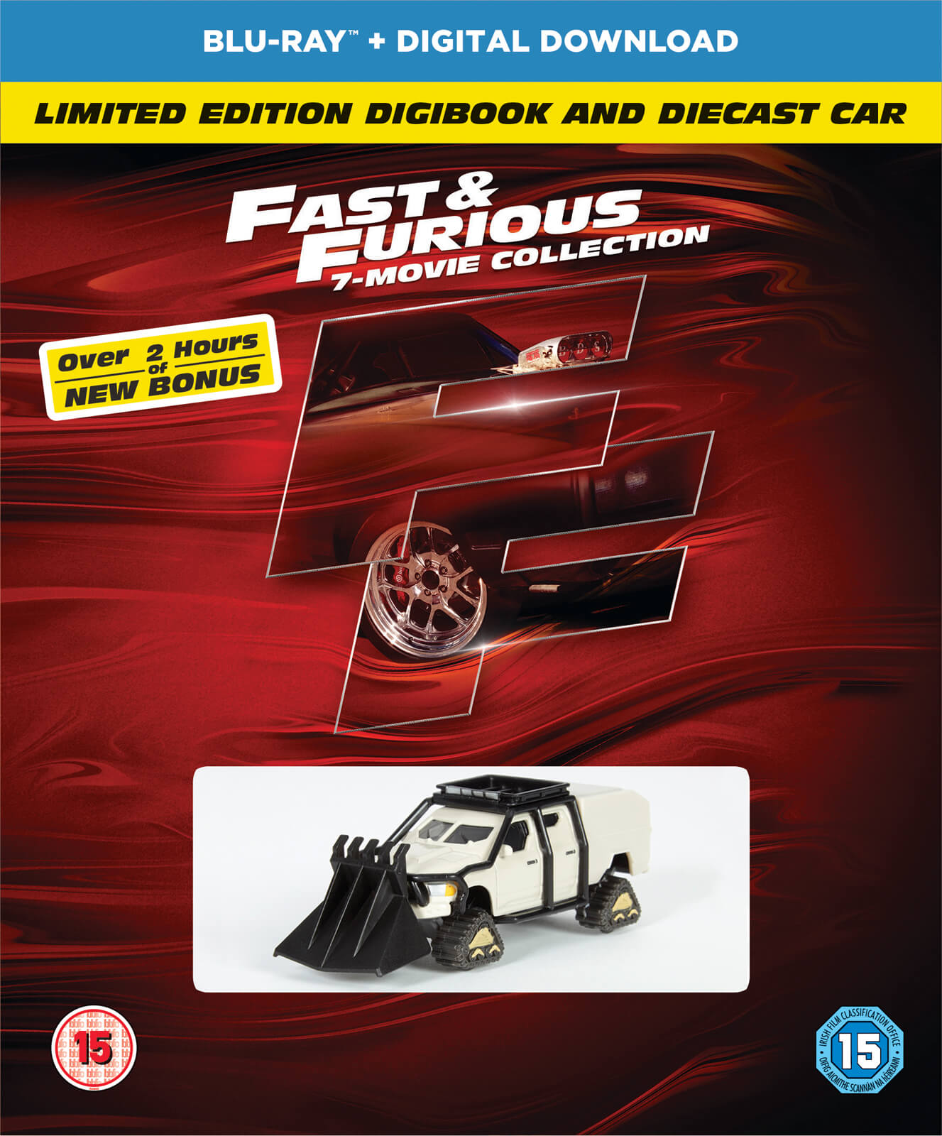 Fast Furious 1-7 (Includes Bonus Disc, Digibook, and Car) Blu