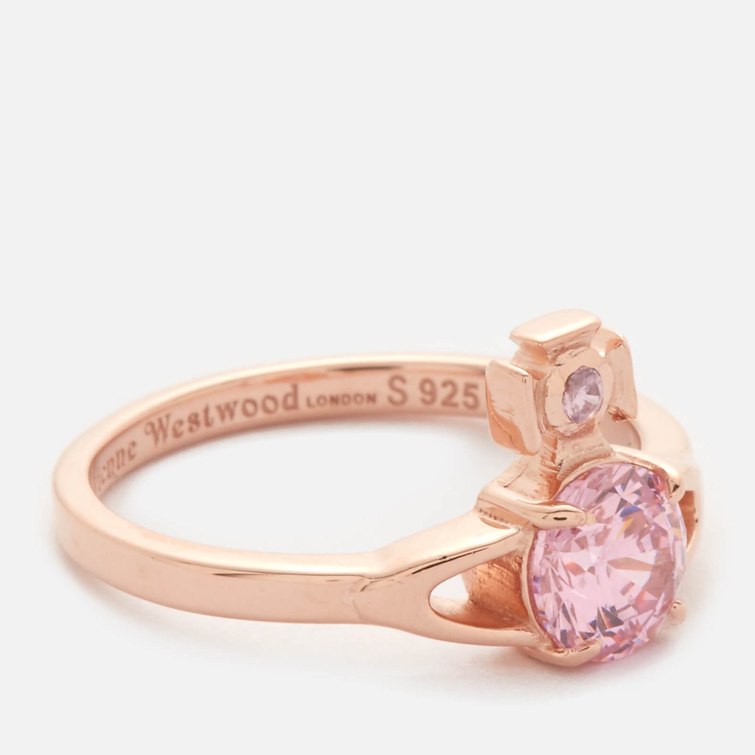 Vivienne Westwood Women s Reina Petite Ring Pink Cubic Zirconia