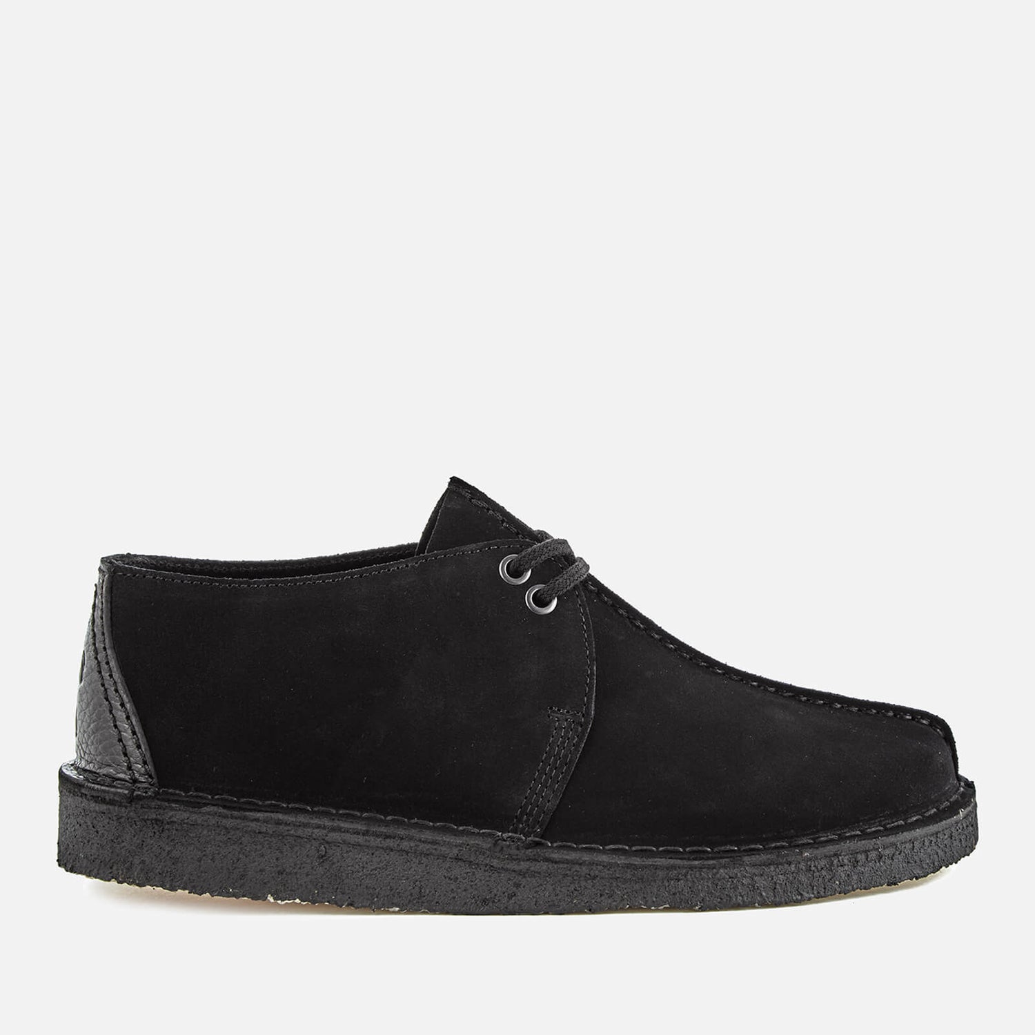 Clarks Originals Men s Desert Trek Shoes Black Suede TheHut