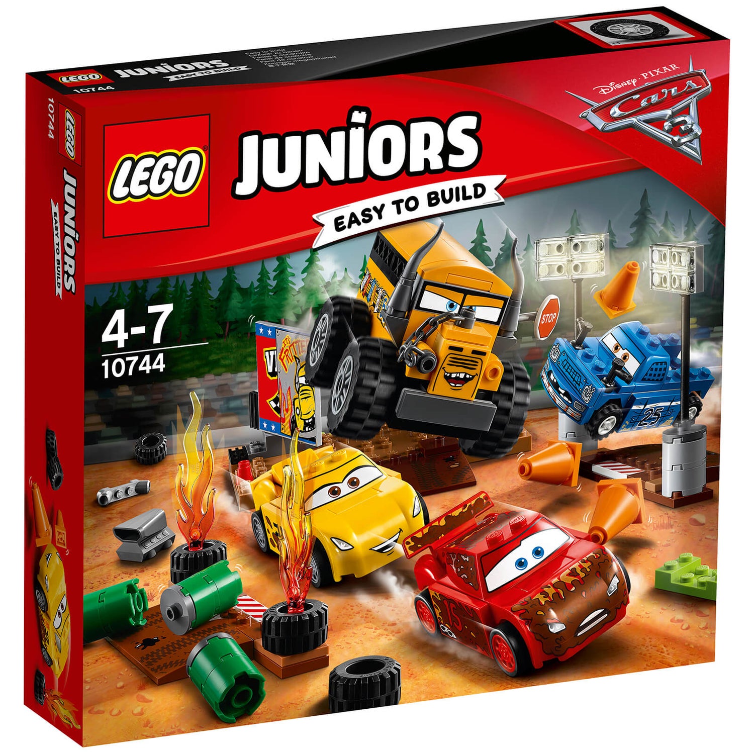 LEGO Juniors: Cars 3 Thunder Hollow Crazy 8 Race (10744) Toys - Zavvi