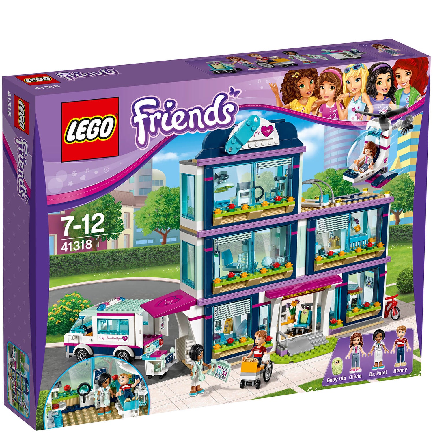 LEGO Friends: Hospital (41318) | My Geek Box US