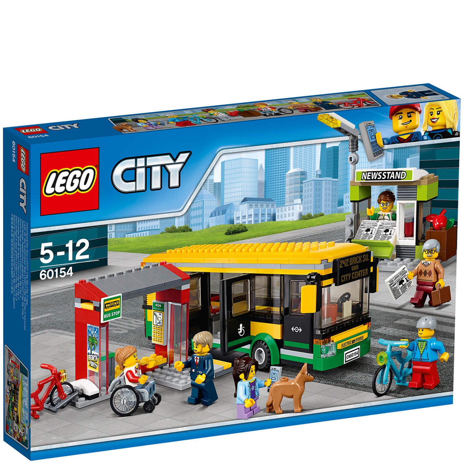 Isse sædvanligt Forbrydelse LEGO City: Town Bus Station (60154) Toys - Zavvi UK