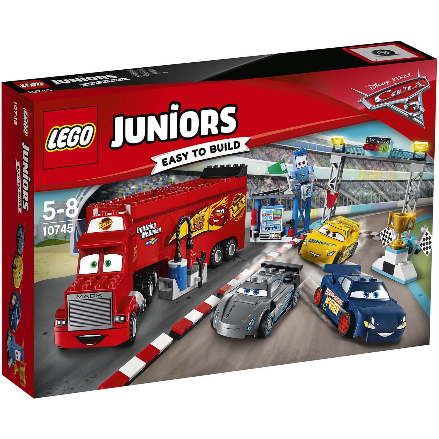 søster Kunstneriske Slapper af LEGO Juniors Disney Cars 3 2017 16 (10745) Toys - Zavvi US