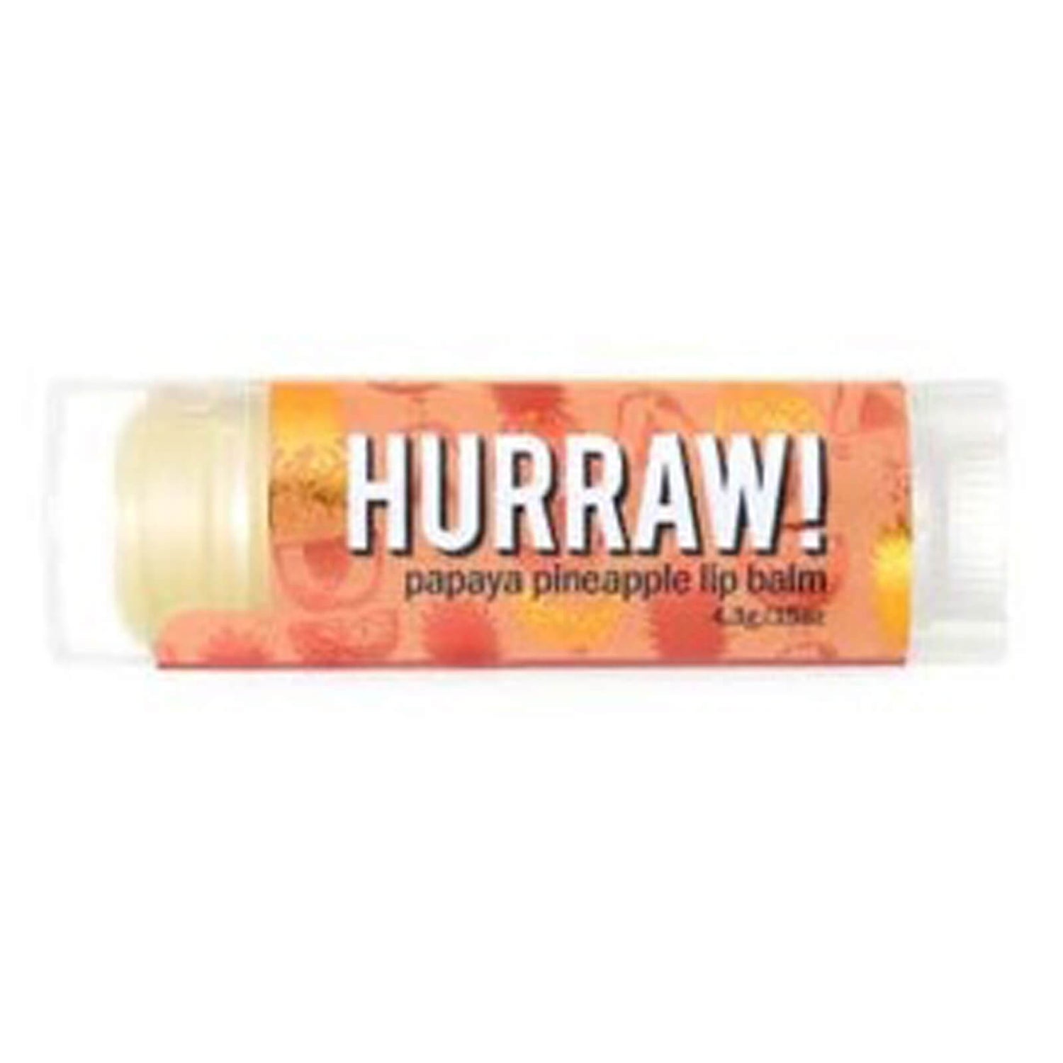 Hurraw! Papaya Pineapple Lip Balm 4.3g