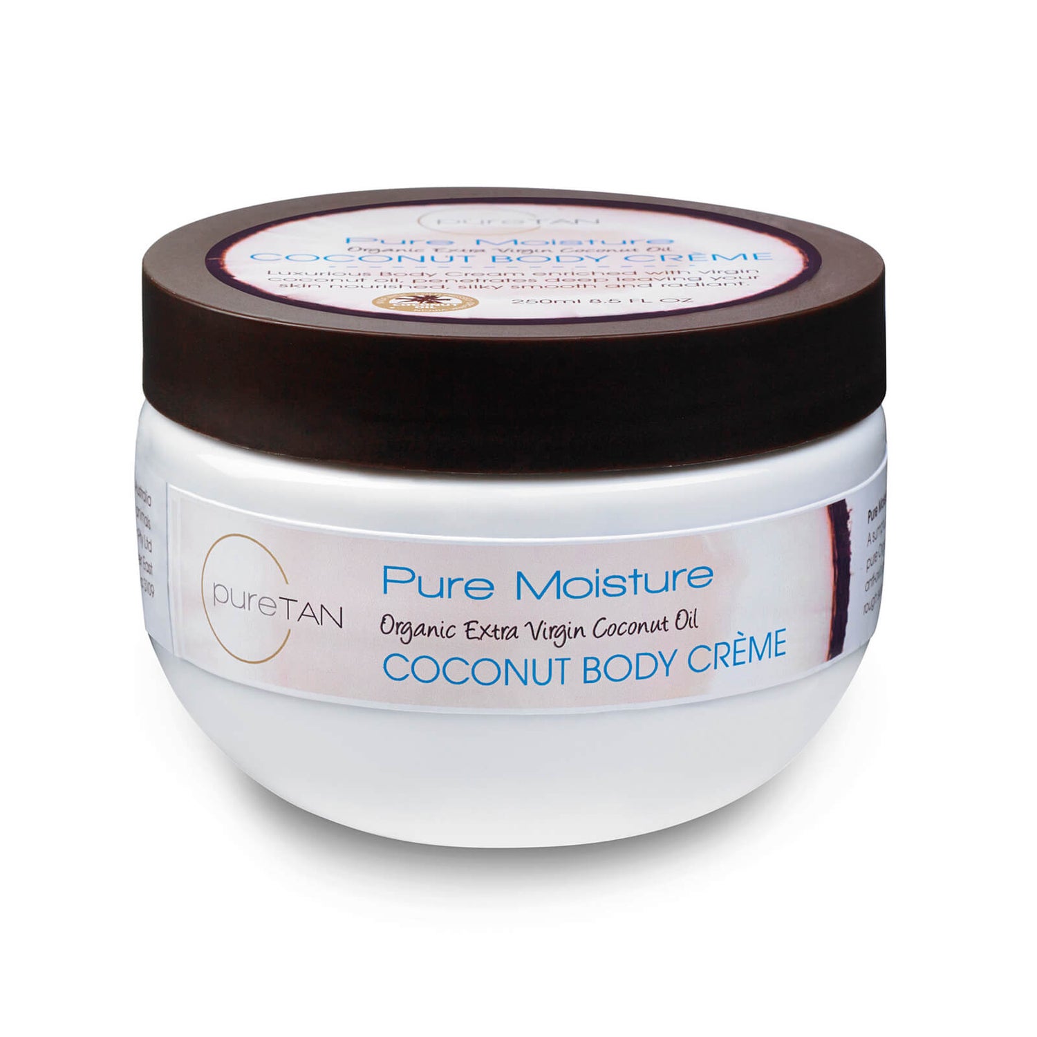 PureTan Pure Moisture Coconut Body Creme 250ml LOOKFANTASTIC