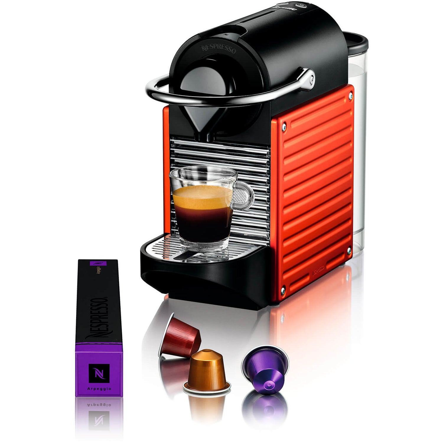 Nespresso by KRUPS XN300640 Pixie Coffee Machine - Red ...
