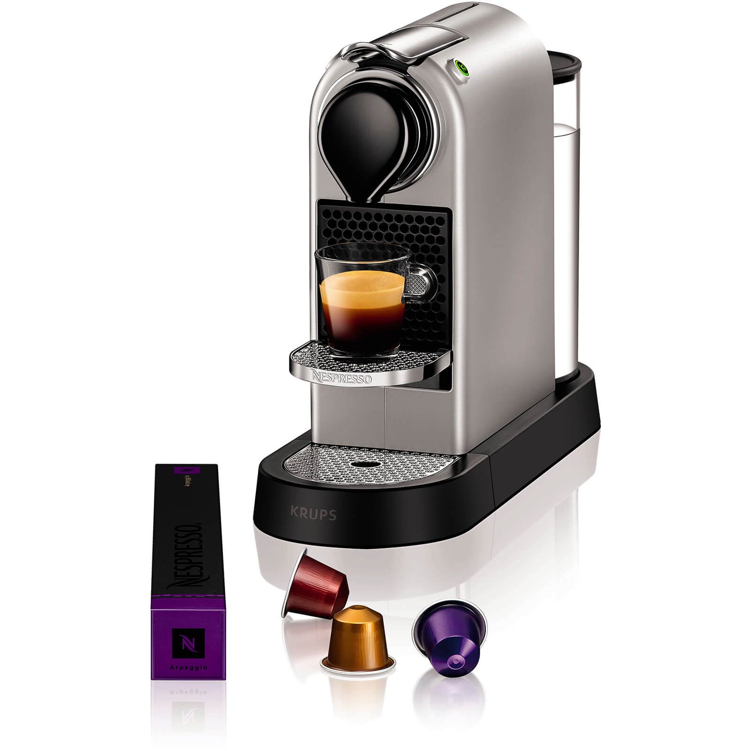 Nespresso by KRUPS XN740540 Citiz Coffee Machine Silver IWOOT UK