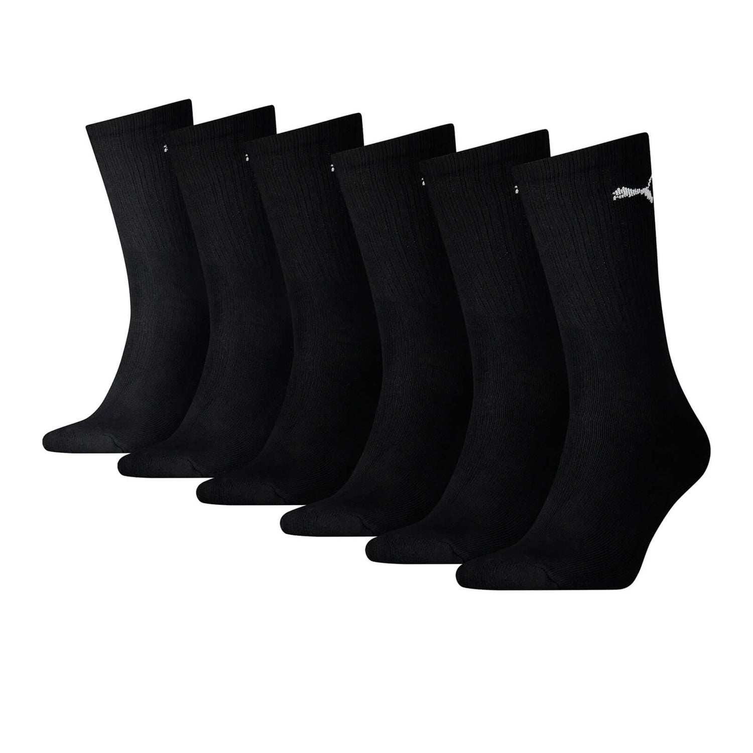 Pack de 6 calcetines Puma - Hombre - Negro Mens Clothing