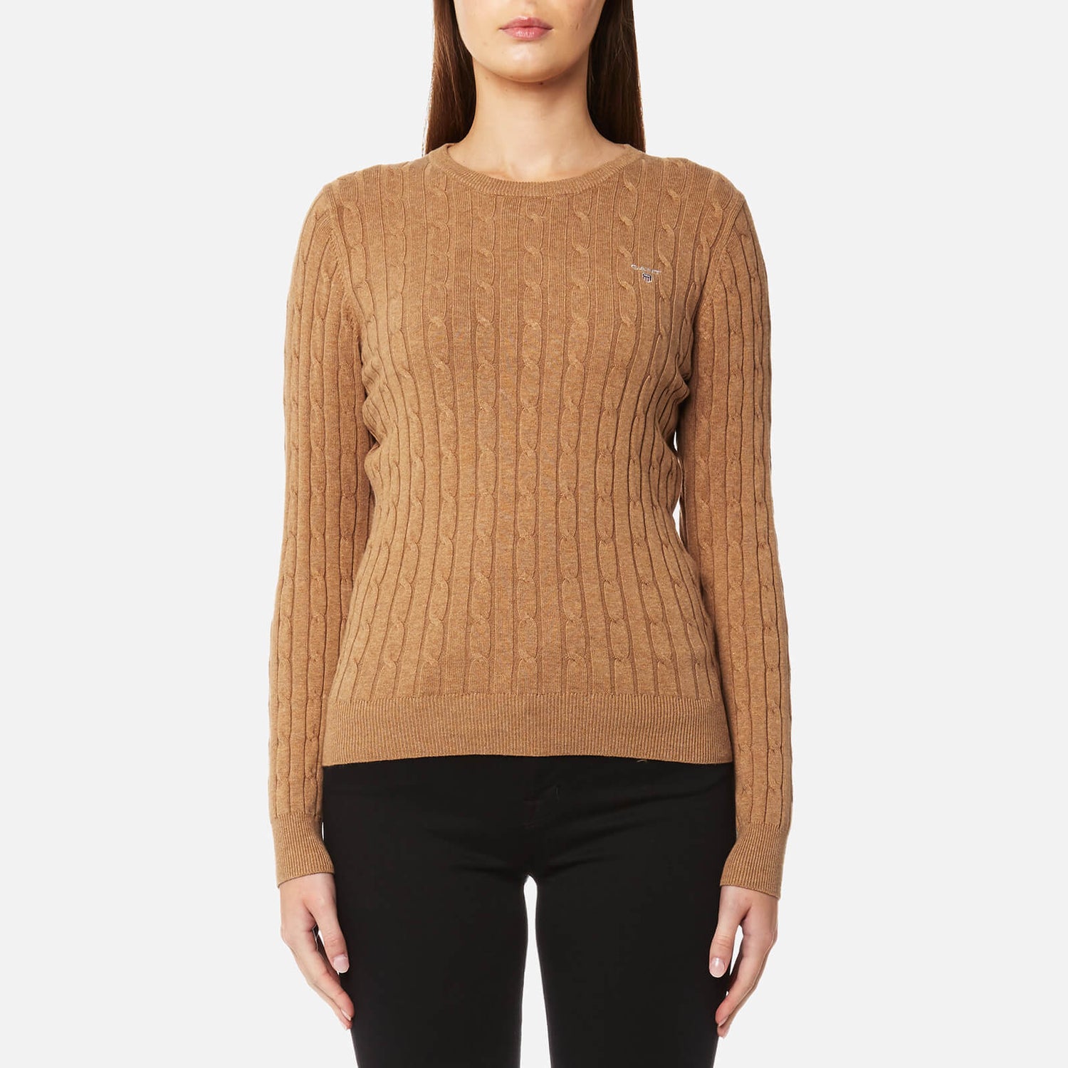 Women's gant cable knit jumper on sale