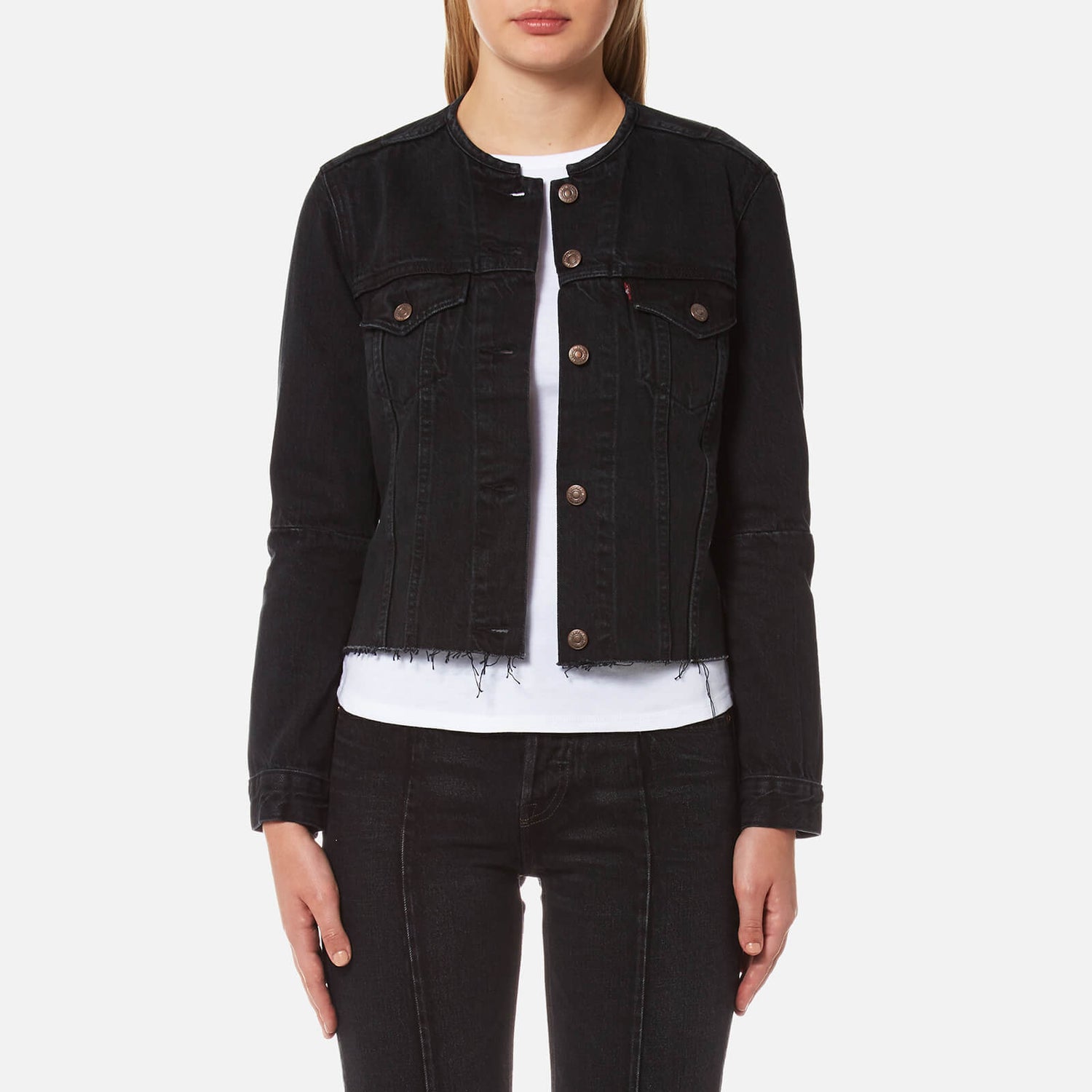Levi's altered trucker online