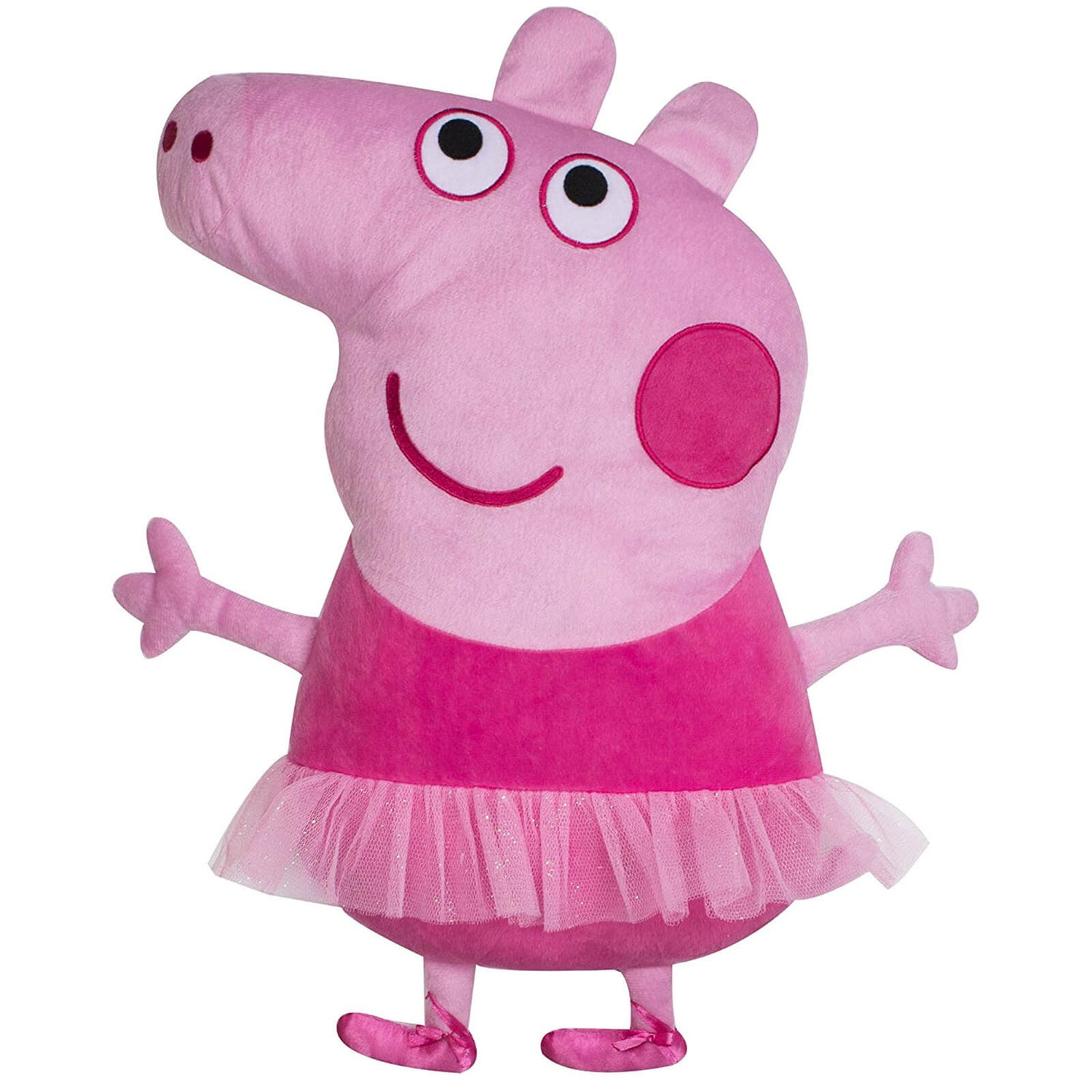 Peppa Pig Ballerina Shaped Cushion Homeware Zavvi UK