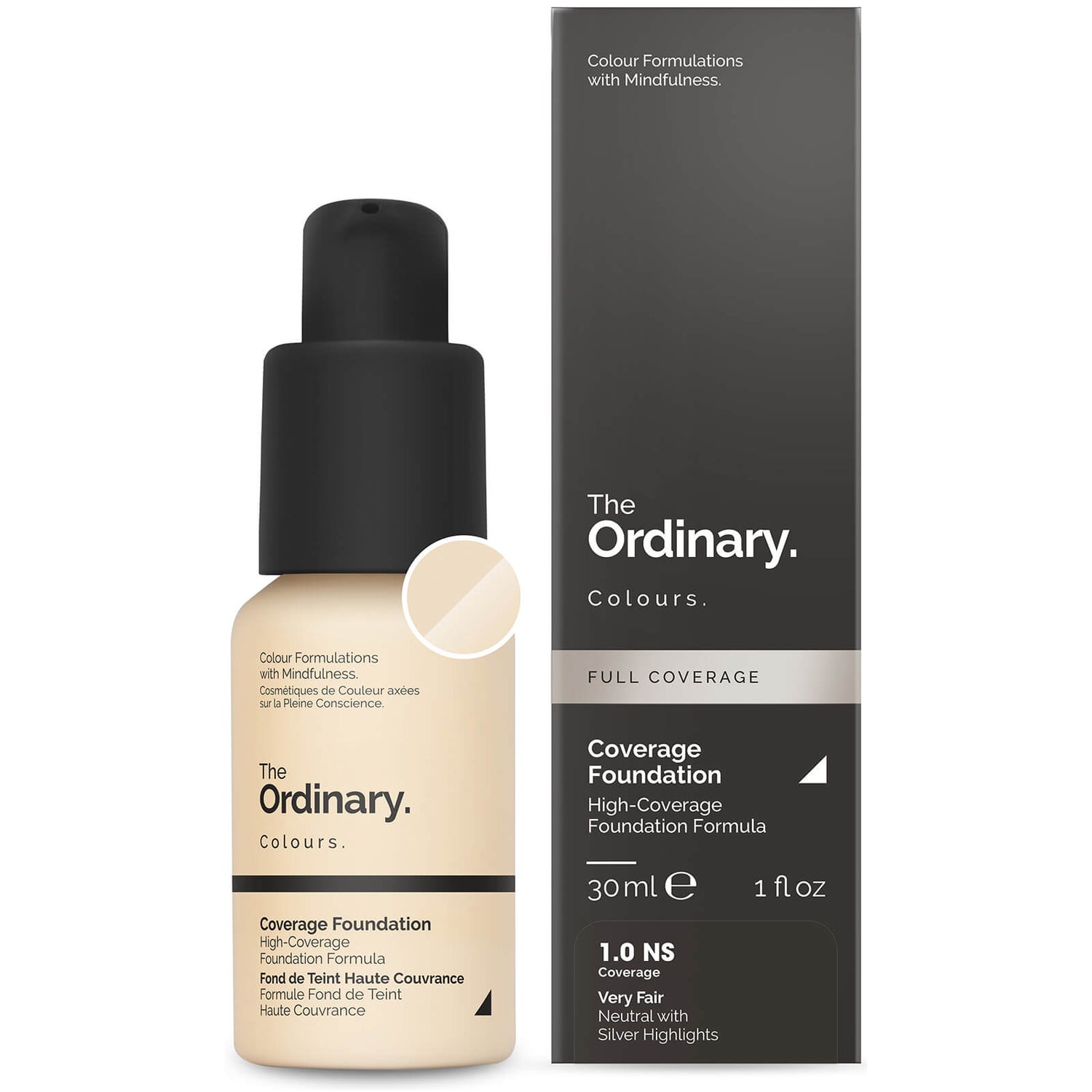 The Ordinary Coverage Foundation 30ml (Various Shades)
