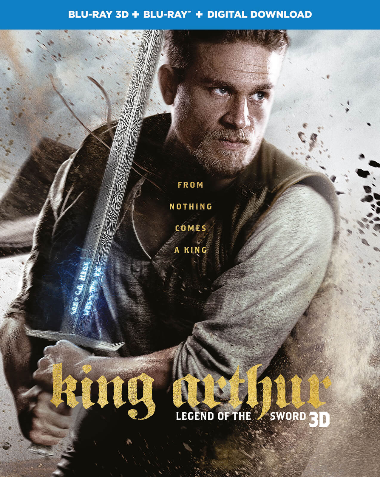 King Arthur Legend of the Sword 3D & 2D UK Reg Free Bluray Steelbook ...