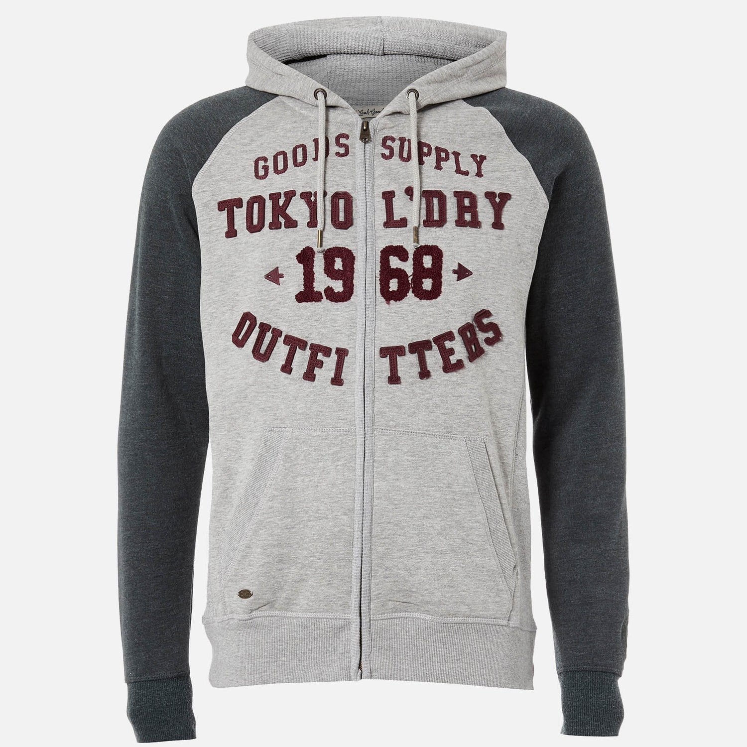 Tokyo Laundry Men s Arapaho Forest Zip Through Hoody Hunter