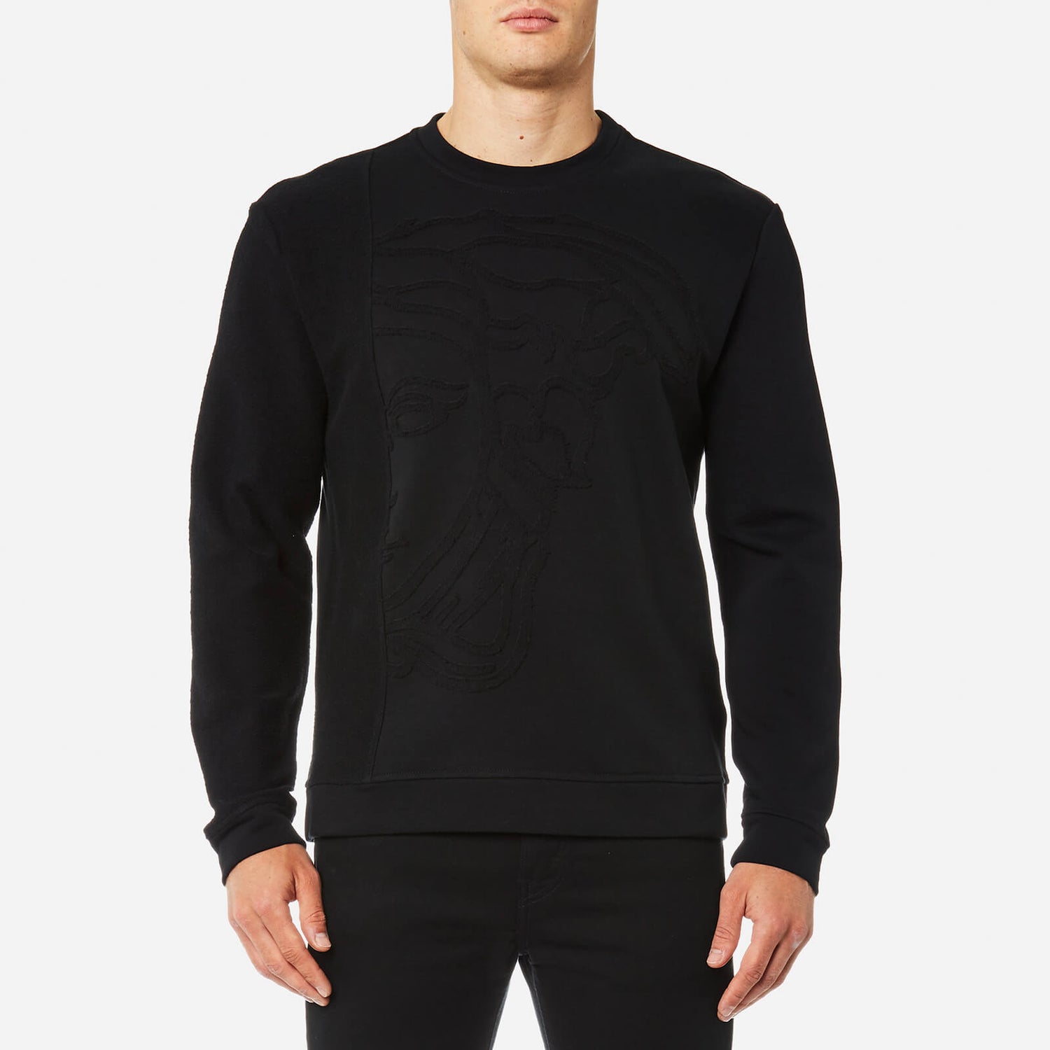 Versace Collection Men s Medusa Logo Sweatshirt Nero TheHut