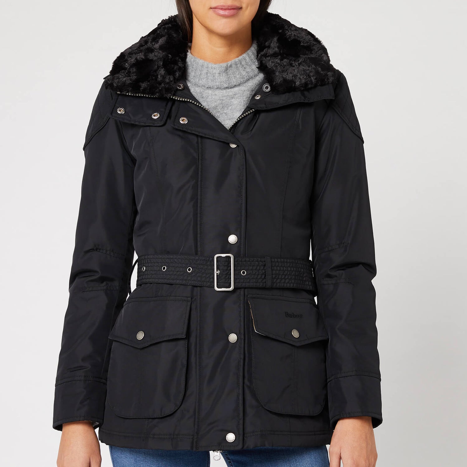 Barbour International Women's Outlaw Jacket - Black | TheHut.com