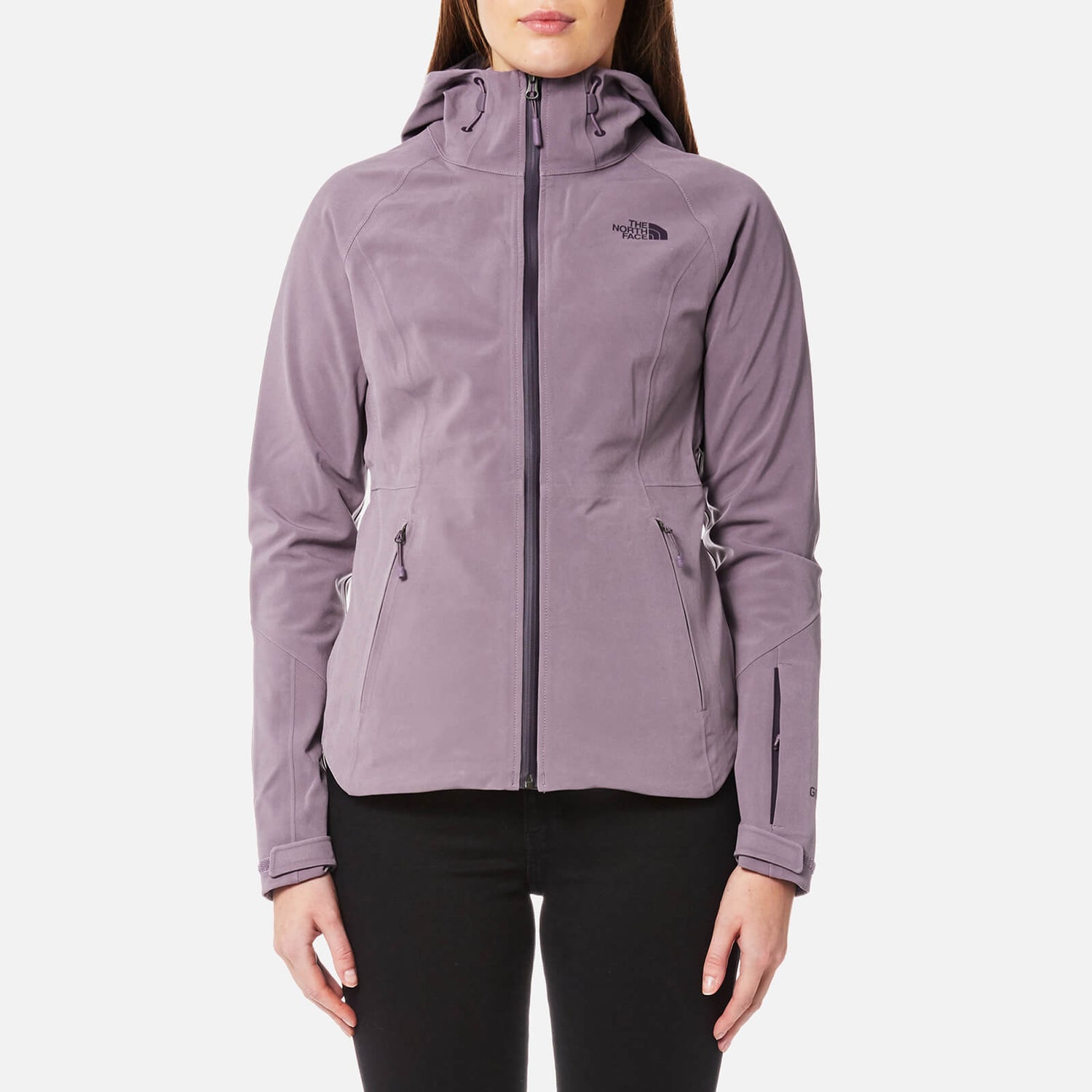 The North Face Women s Apex Flex Goretex Jacket Black Plum TheHut