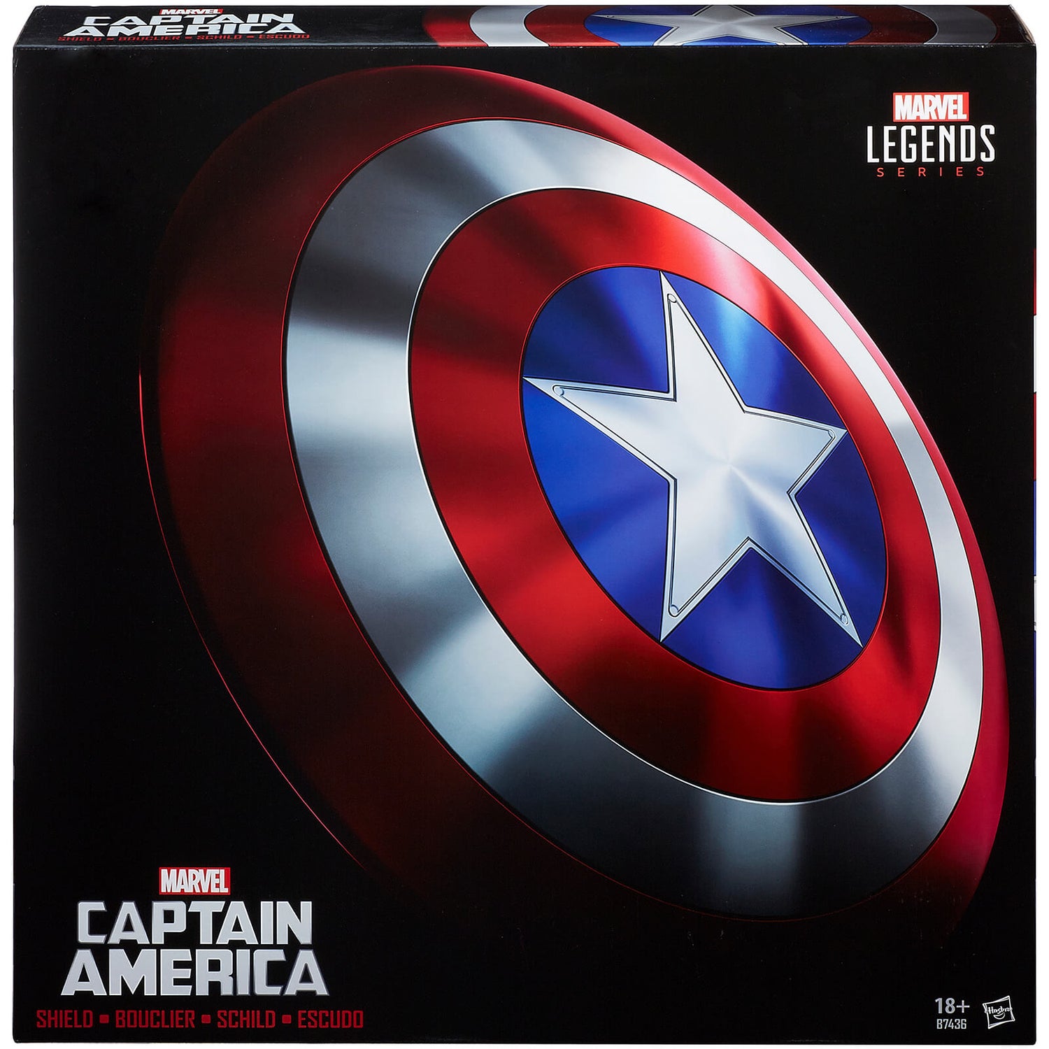 Toys　Hasbro　Replica　America　Marvel　1:1　Prop　Legends　SE　Avengers:　Captain　Shield　Zavvi