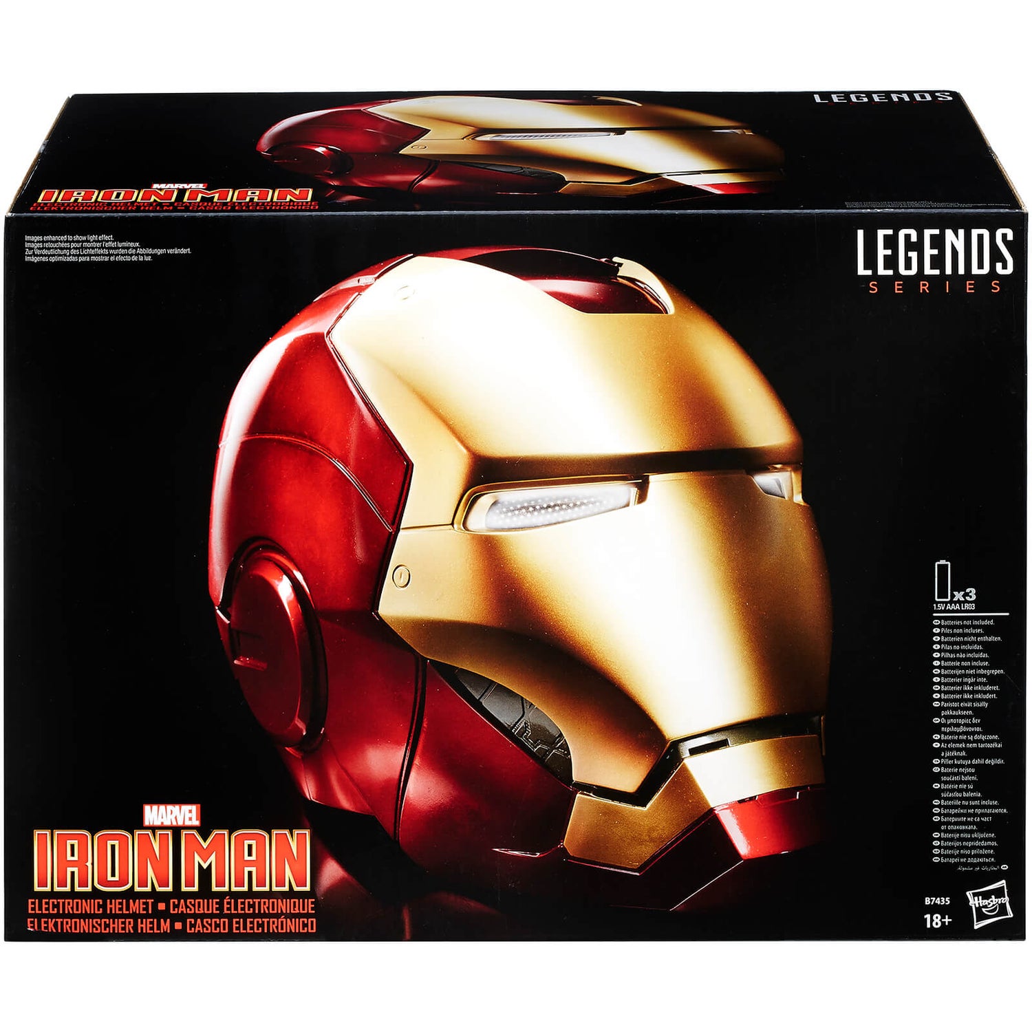 Disney Parks Iron Man Mask with Sound for Kids New With Box 