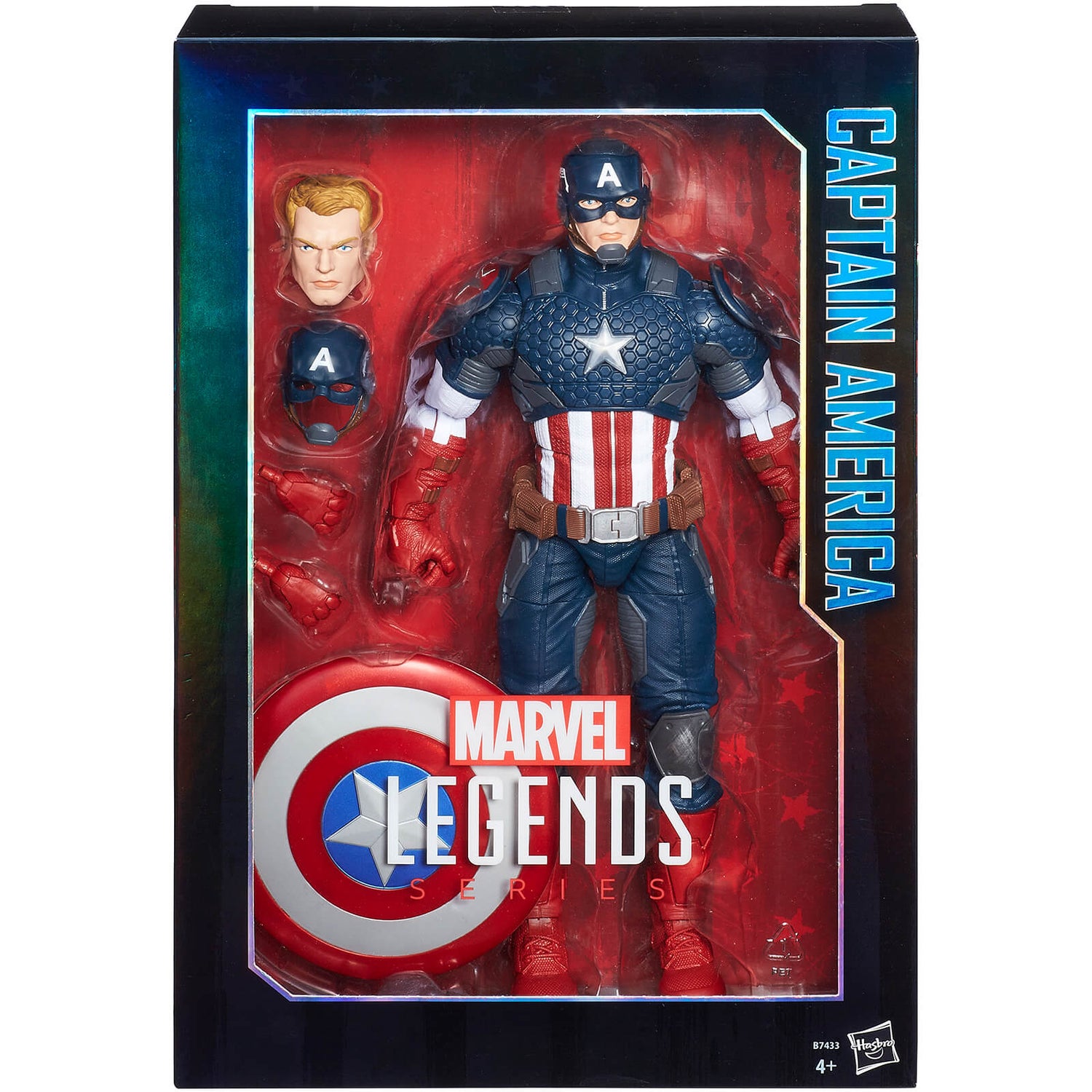Figurine Marvel Legends Avengers: Captain America - 38cm Toys