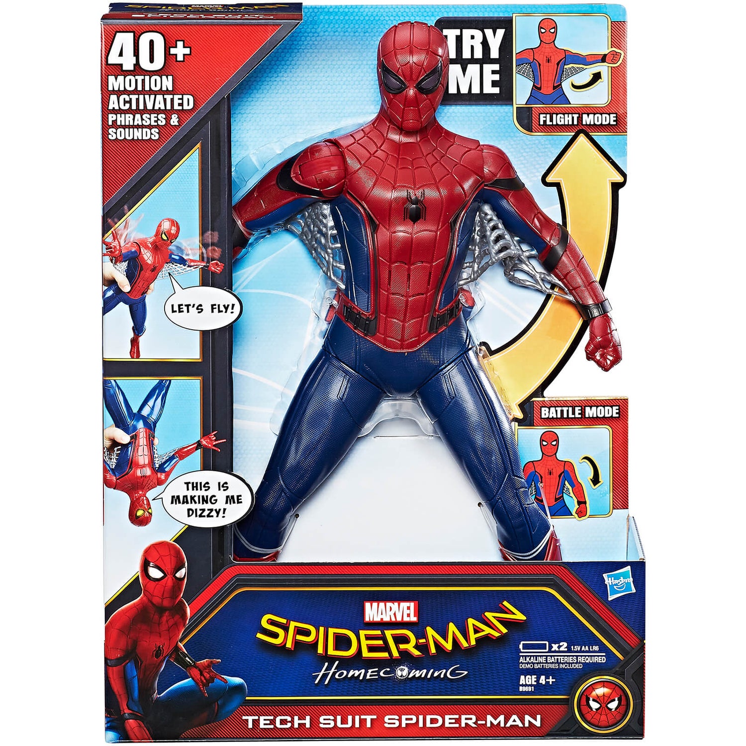 Marvel Spider-Man: Homecoming Tech Suit Spider-Man Action Figure Toys |  Zavvi España