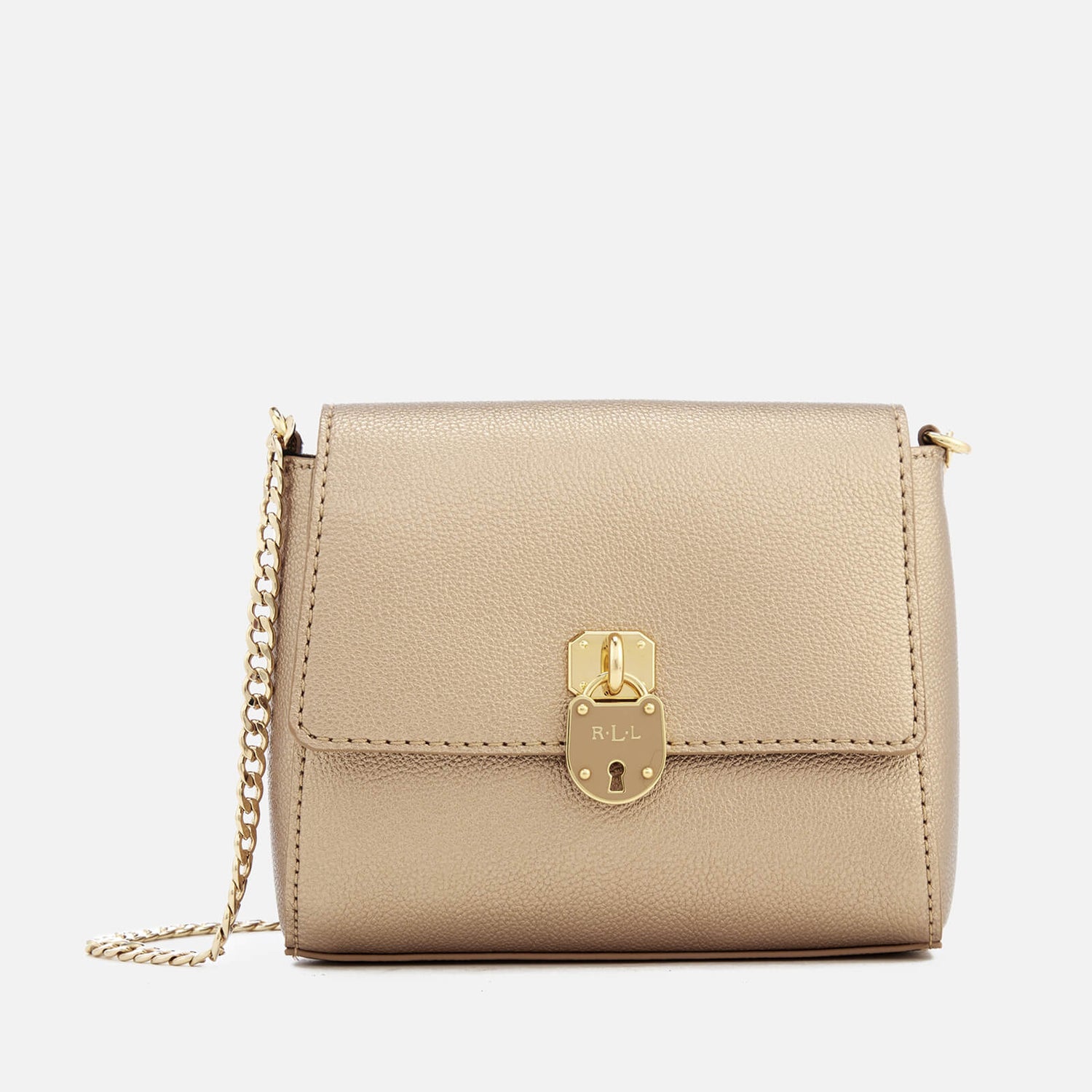 Lauren Ralph Lauren Women s Skyler Cross Body Bag Gold Leaf