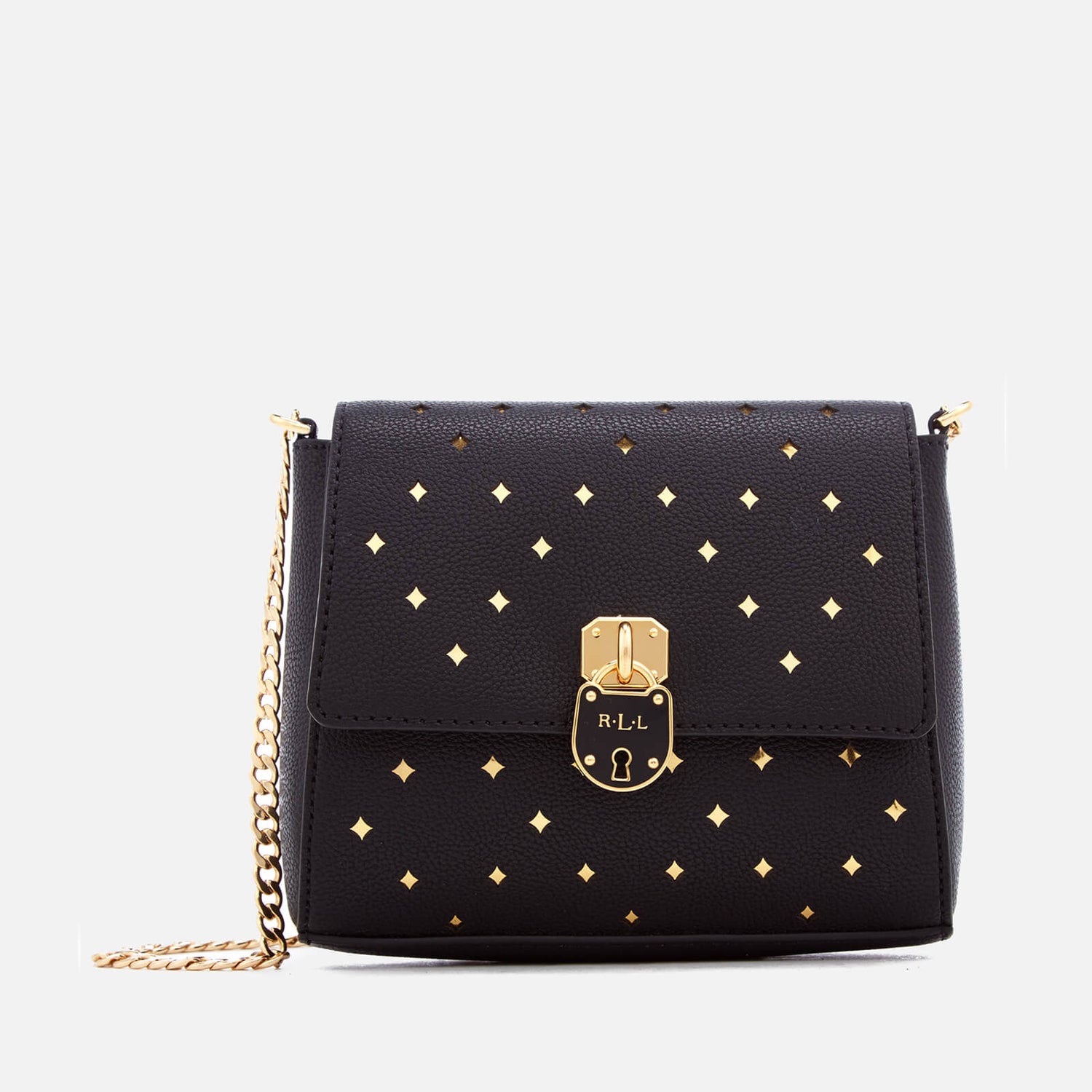 Lauren Ralph Lauren Women s Skyler Cross Body Bag Black Gold