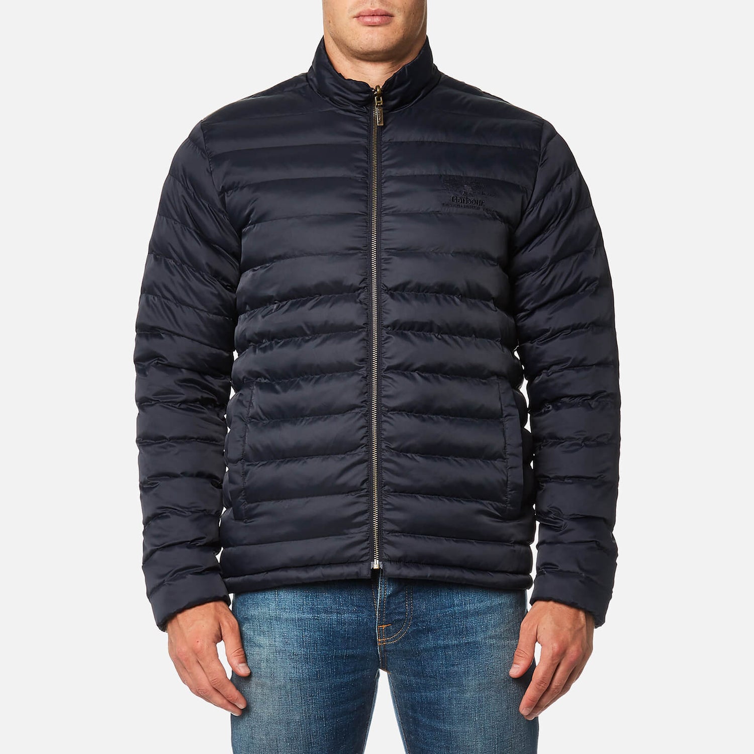 Barbour Men s Templand Quilted Jacket Navy TheHut