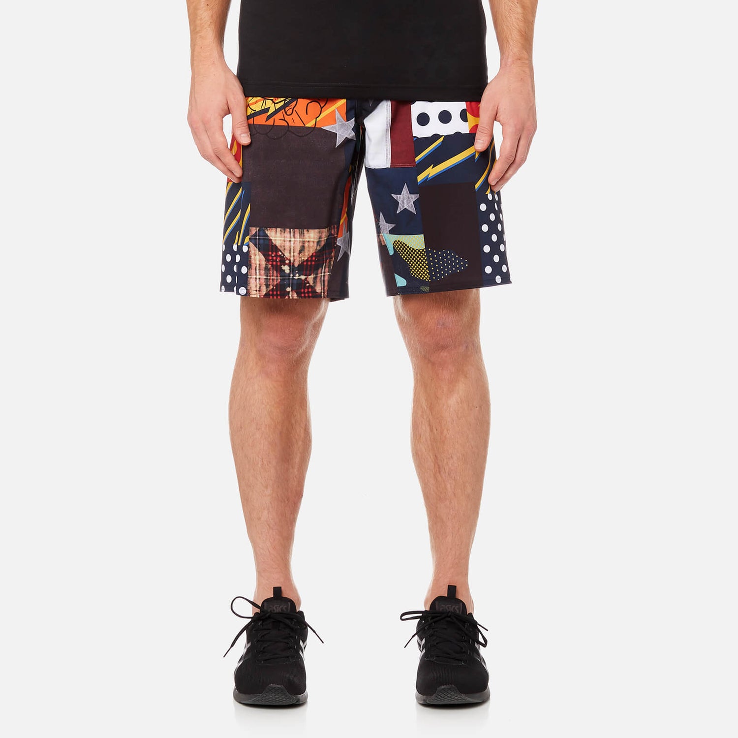 Reebok Men s CrossFit Super Nasty Core Board Shorts Primal Yellow TheHut