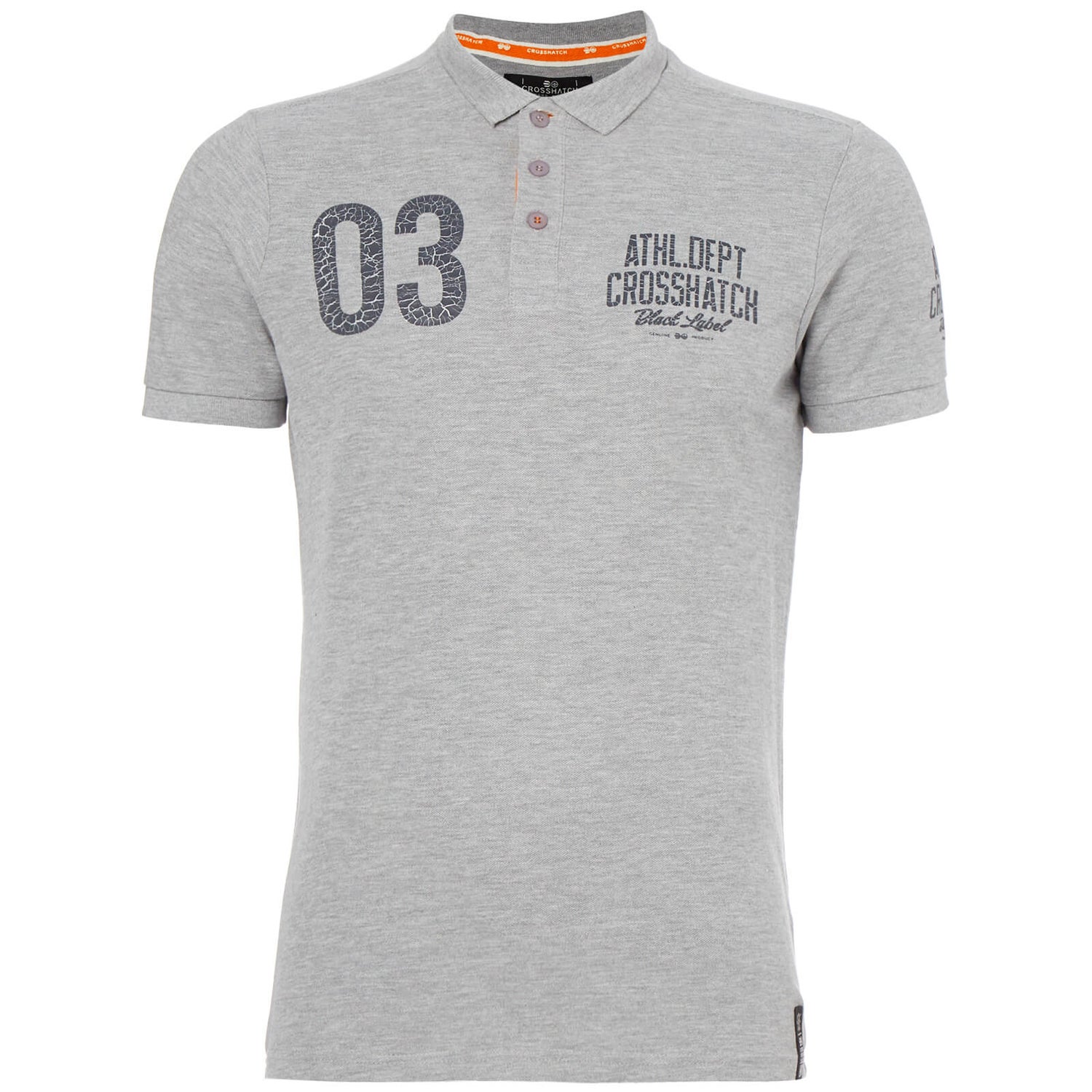 Crosshatch Men's Truman Polo Shirt Grey Marl Clothing Zavvi UK