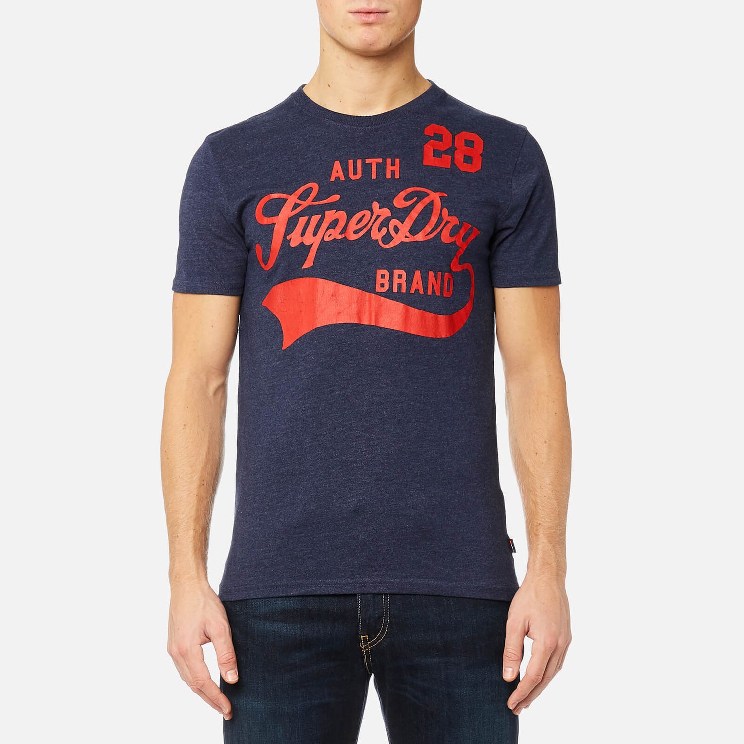 Superdry Men's Underline TShirt Princeton Blue Marl