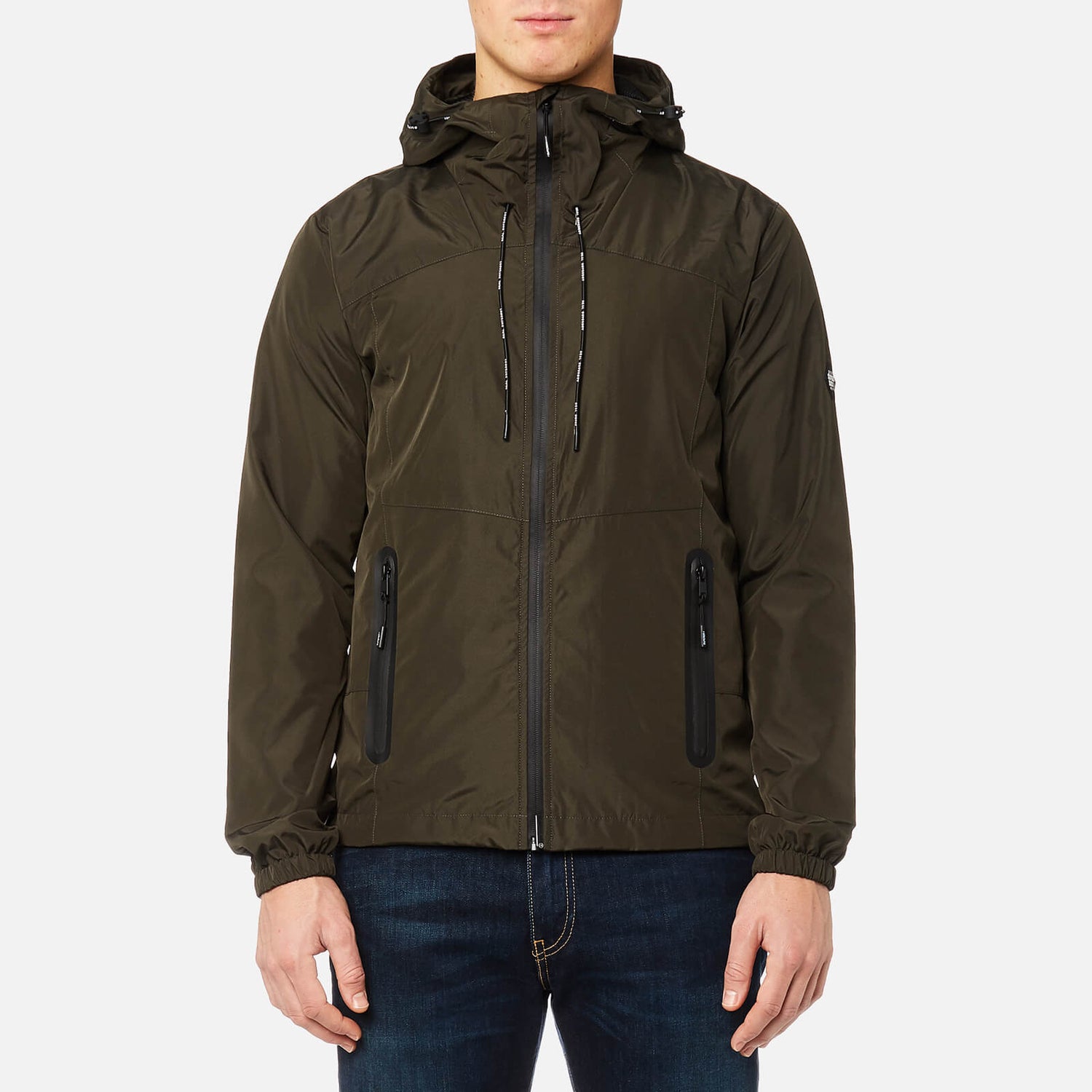 Superdry Men s Super Storm Cagoule Khaki Black TheHut
