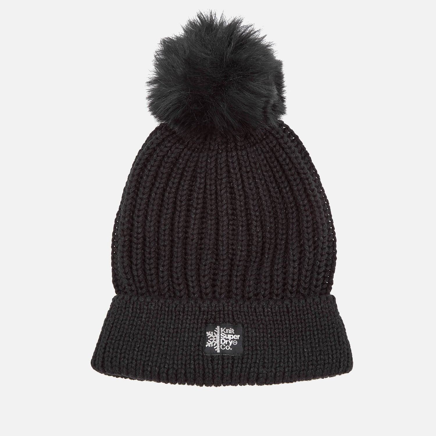 Black sparkle bobble sales hat