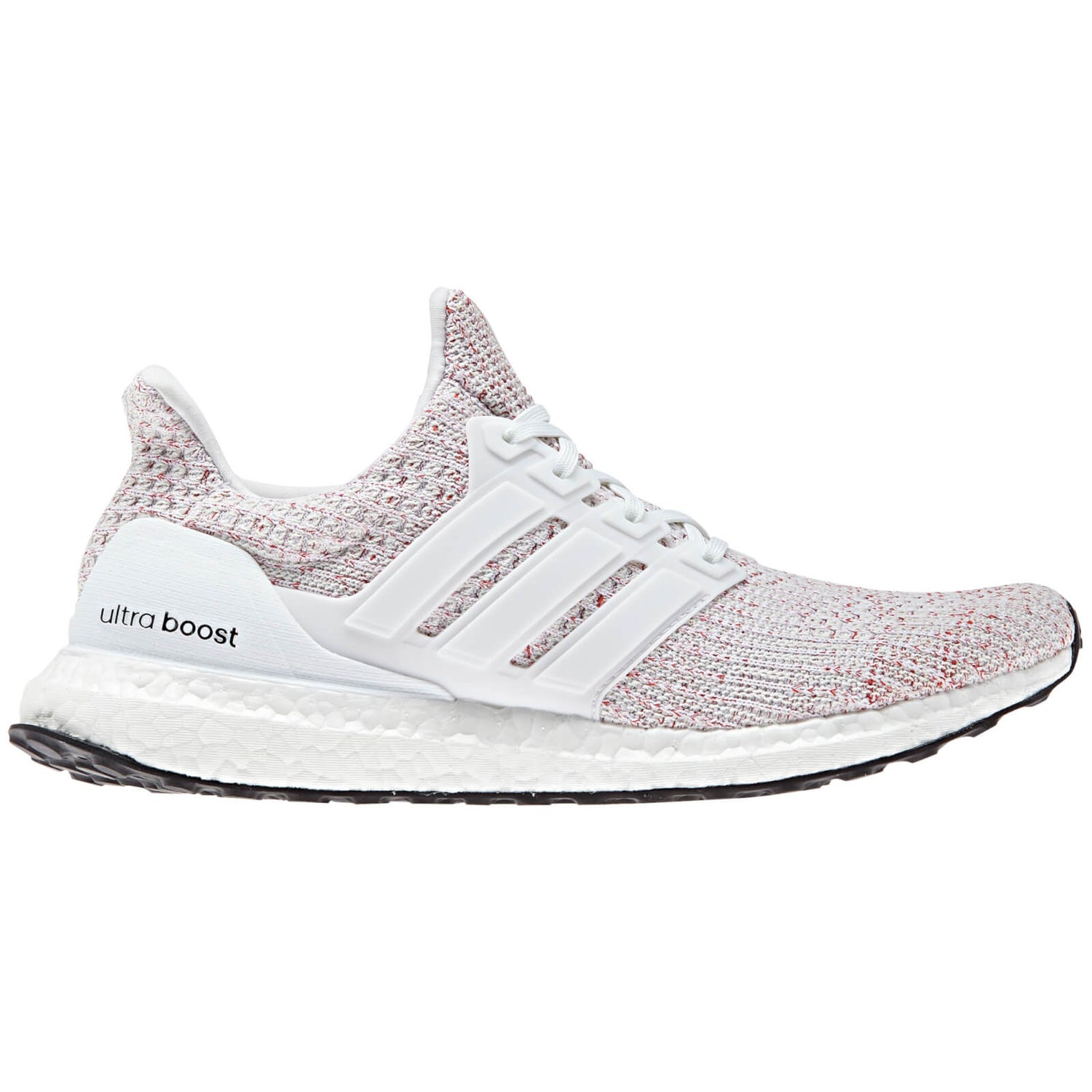 adidas Ultraboost Running Shoes - White/Red | ProBikeKit.com