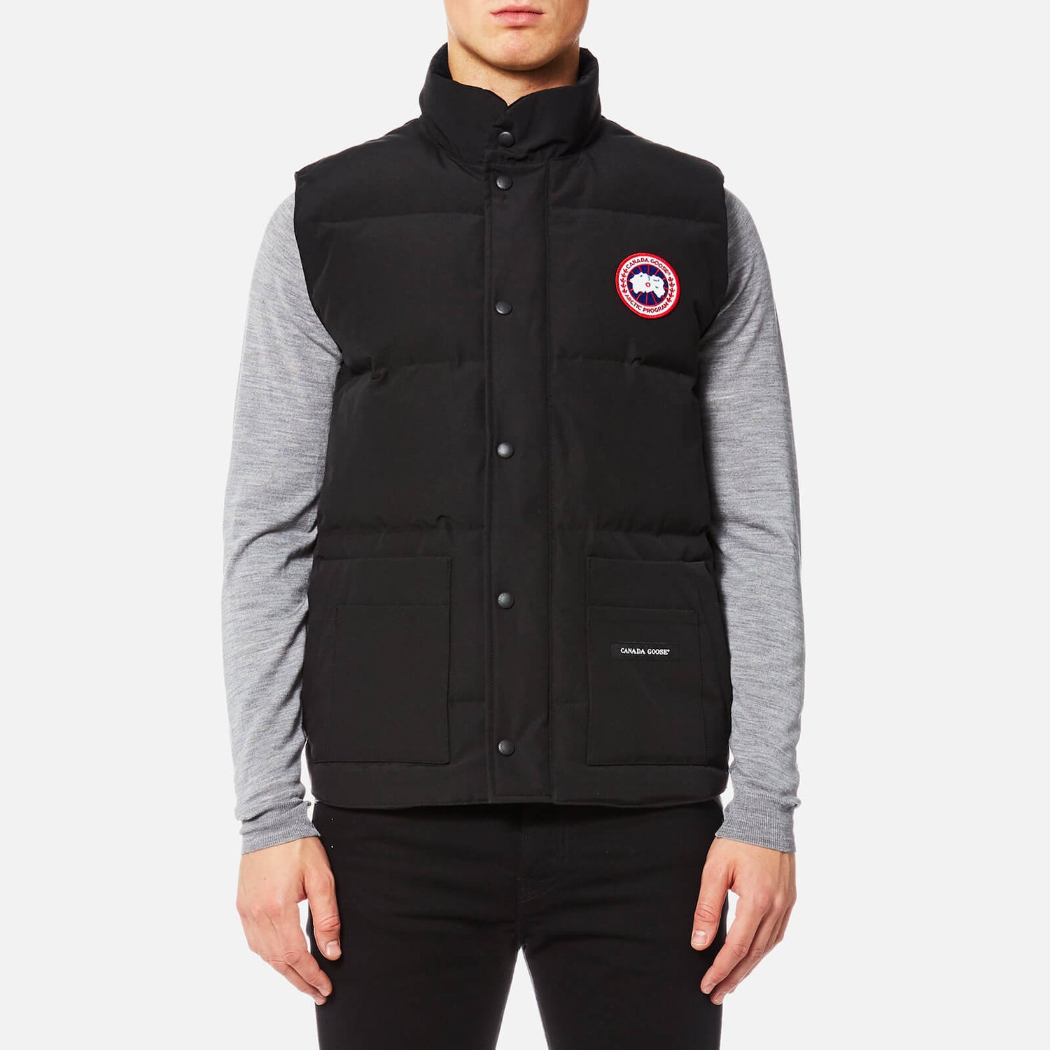 Canada Goose Men's Freestyle Crew Vest - Black - Free UK Delivery Available