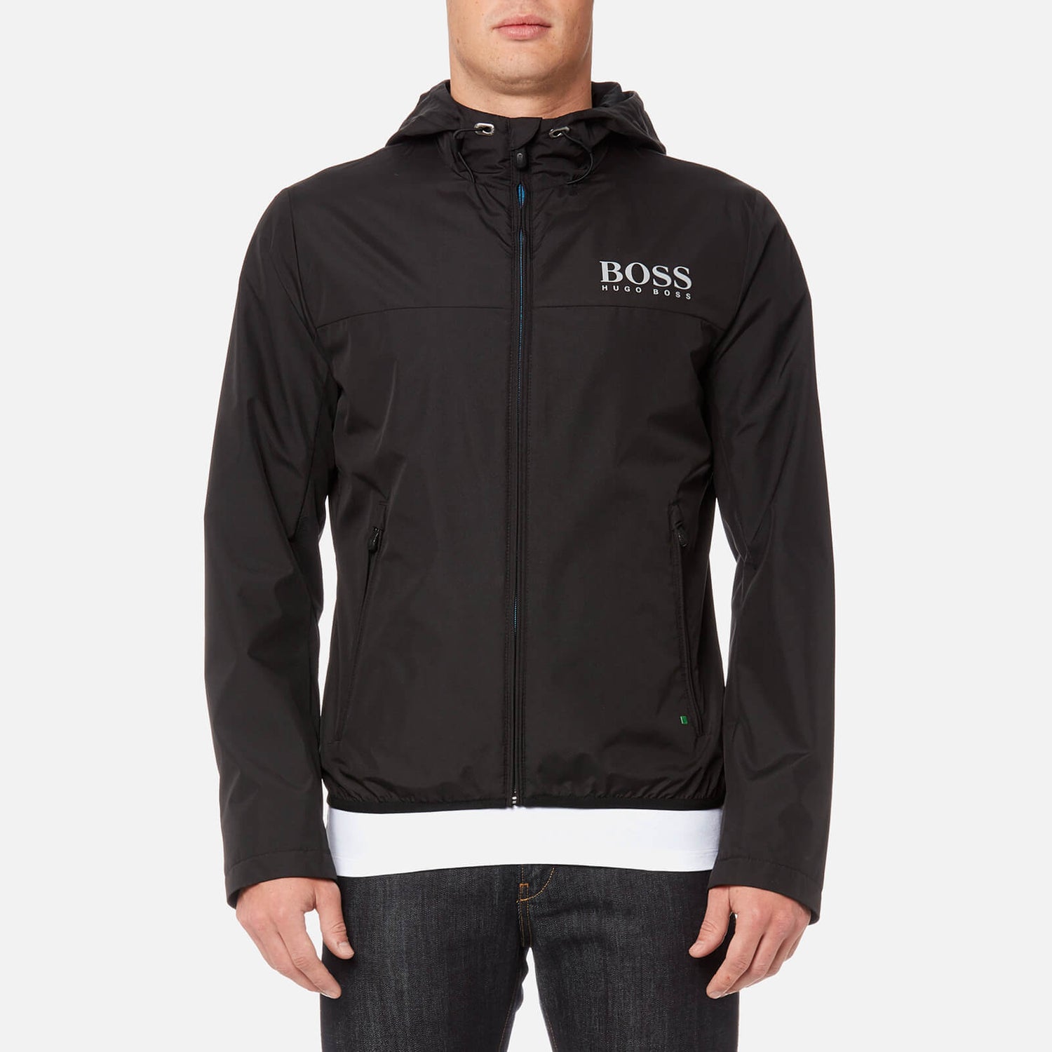 BOSS Green Men s Jel Tech Jacket Black TheHut