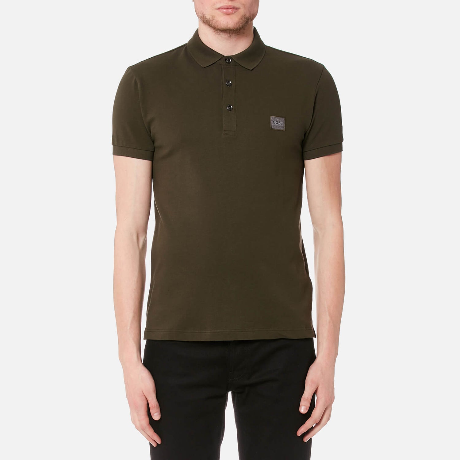BOSS Orange Men's Passenger Polo Shirt Khaki