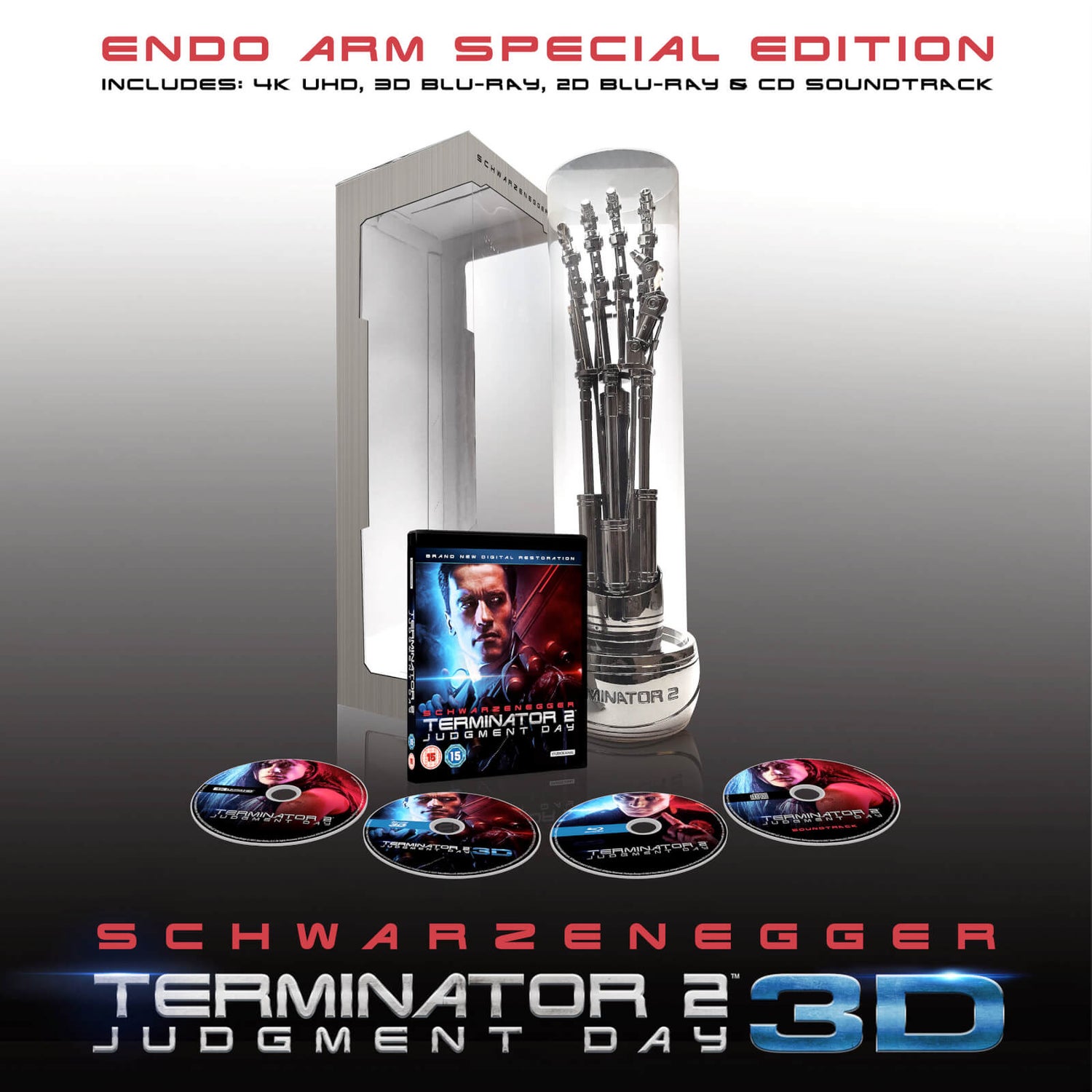 Terminator 2: Endoarm (4K + Blu-ray 3D + Blu-ray + CD)