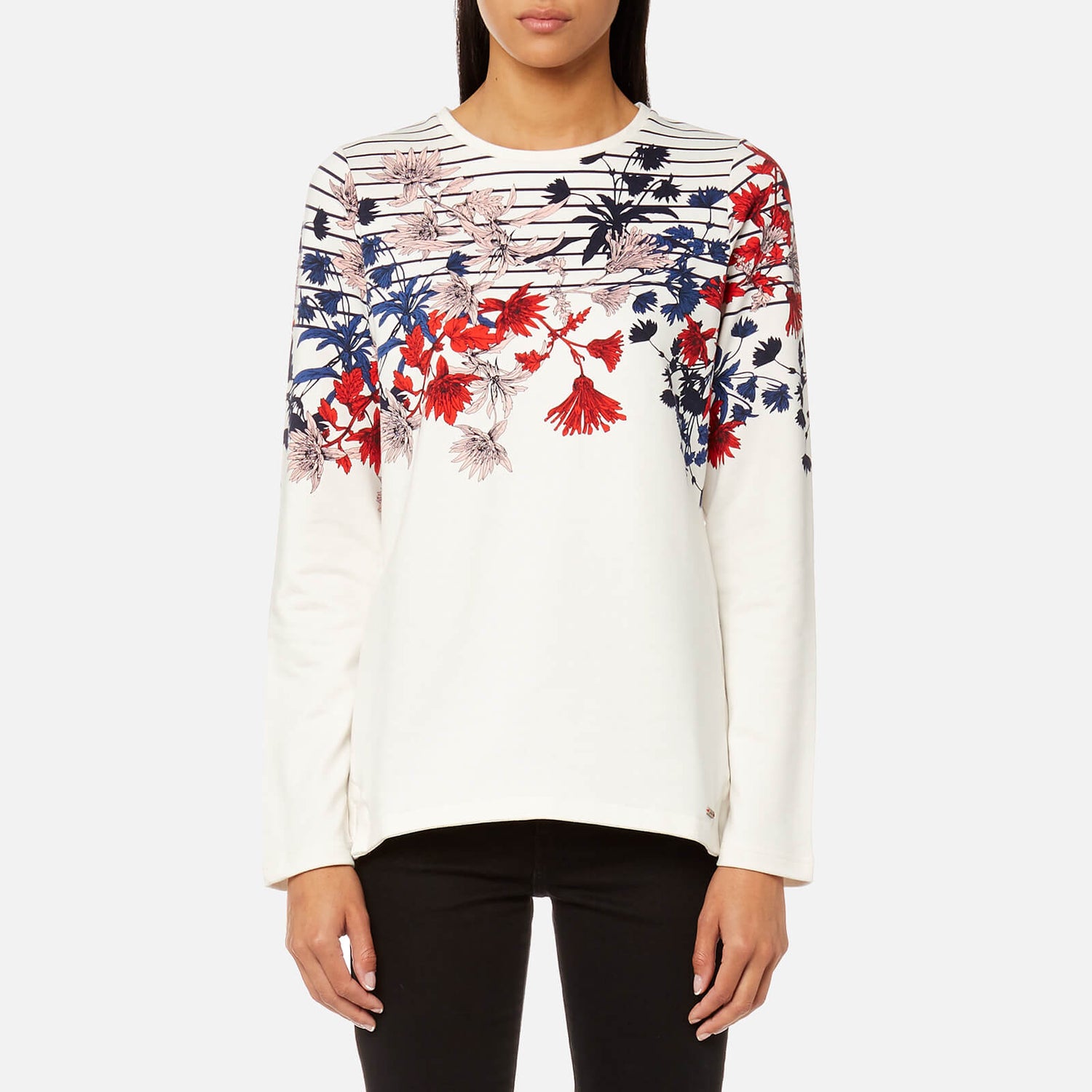 Joules floral sweatshirt new arrivals