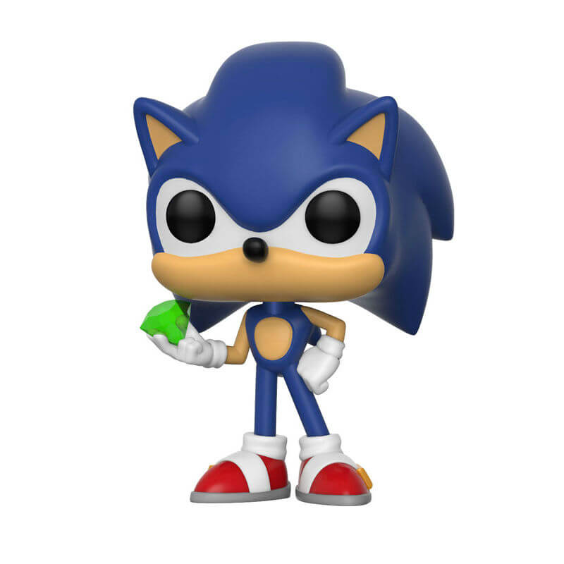 Sonic the Hedgehog Sonic with Emerald Pop! Vinyl Figure