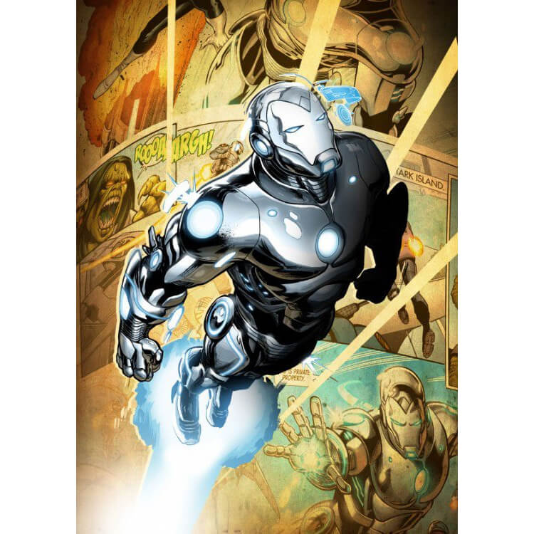 Marvel Comics Metal Poster Superior Iron Man (32 x 45cm