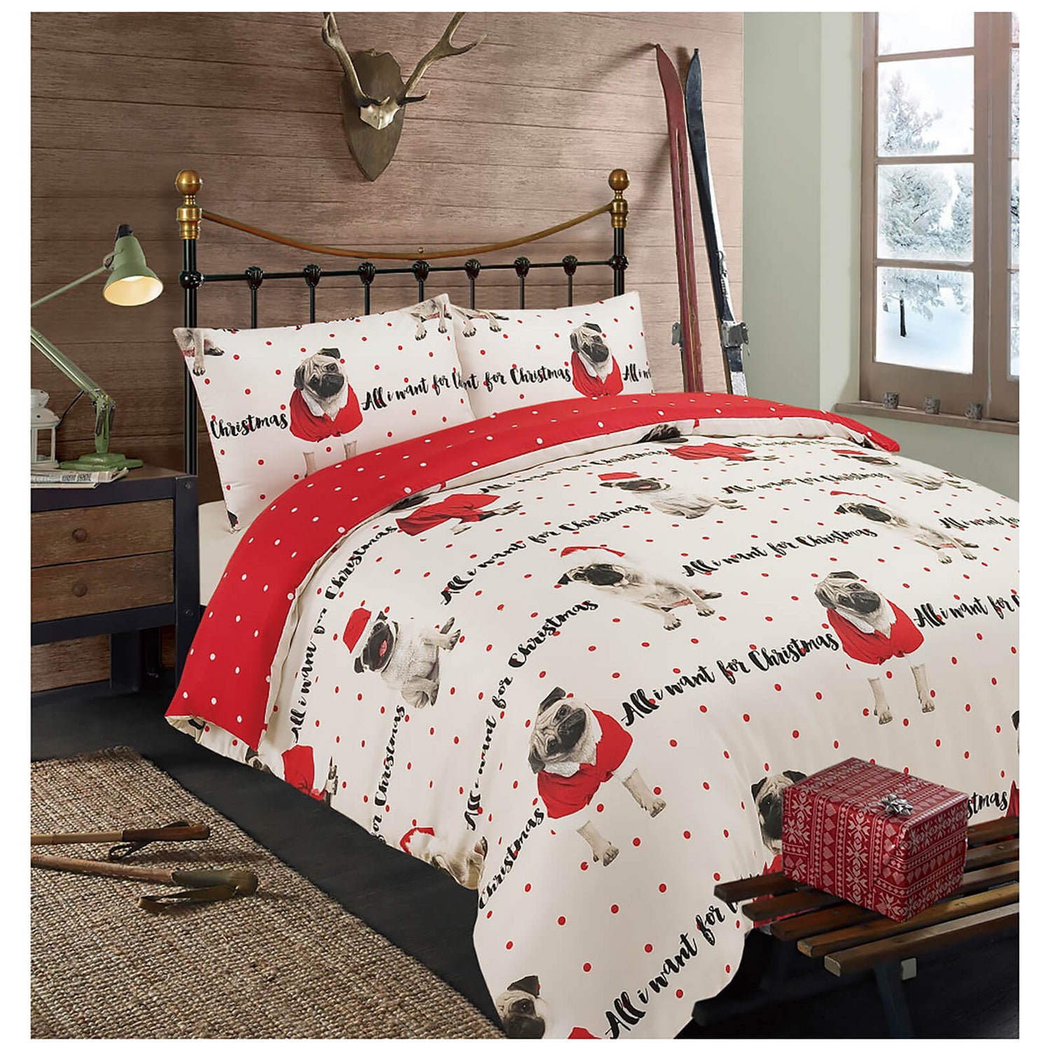 Pug duvet set new arrivals