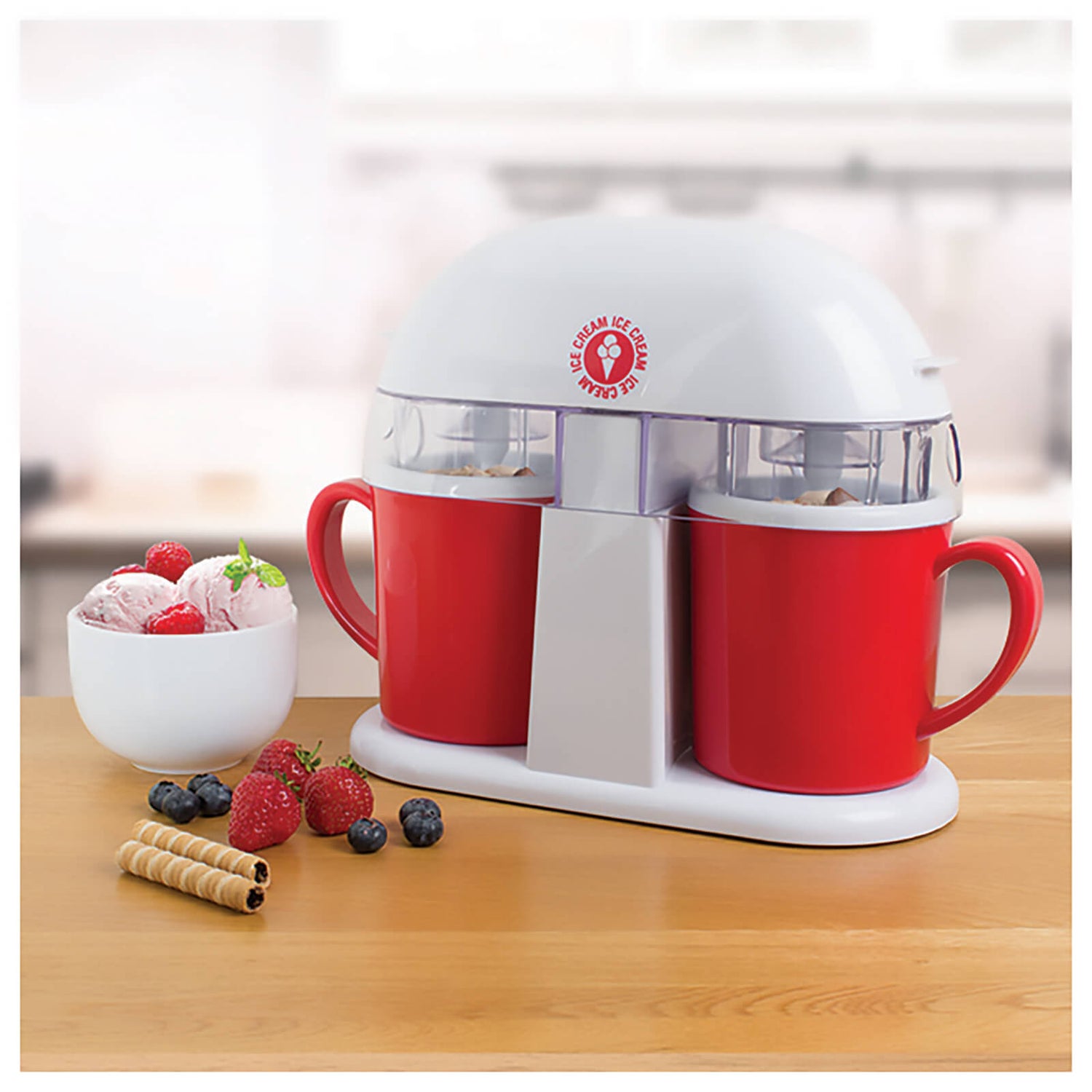 Global Gizmos Double Ice Cream Maker IWOOT UK