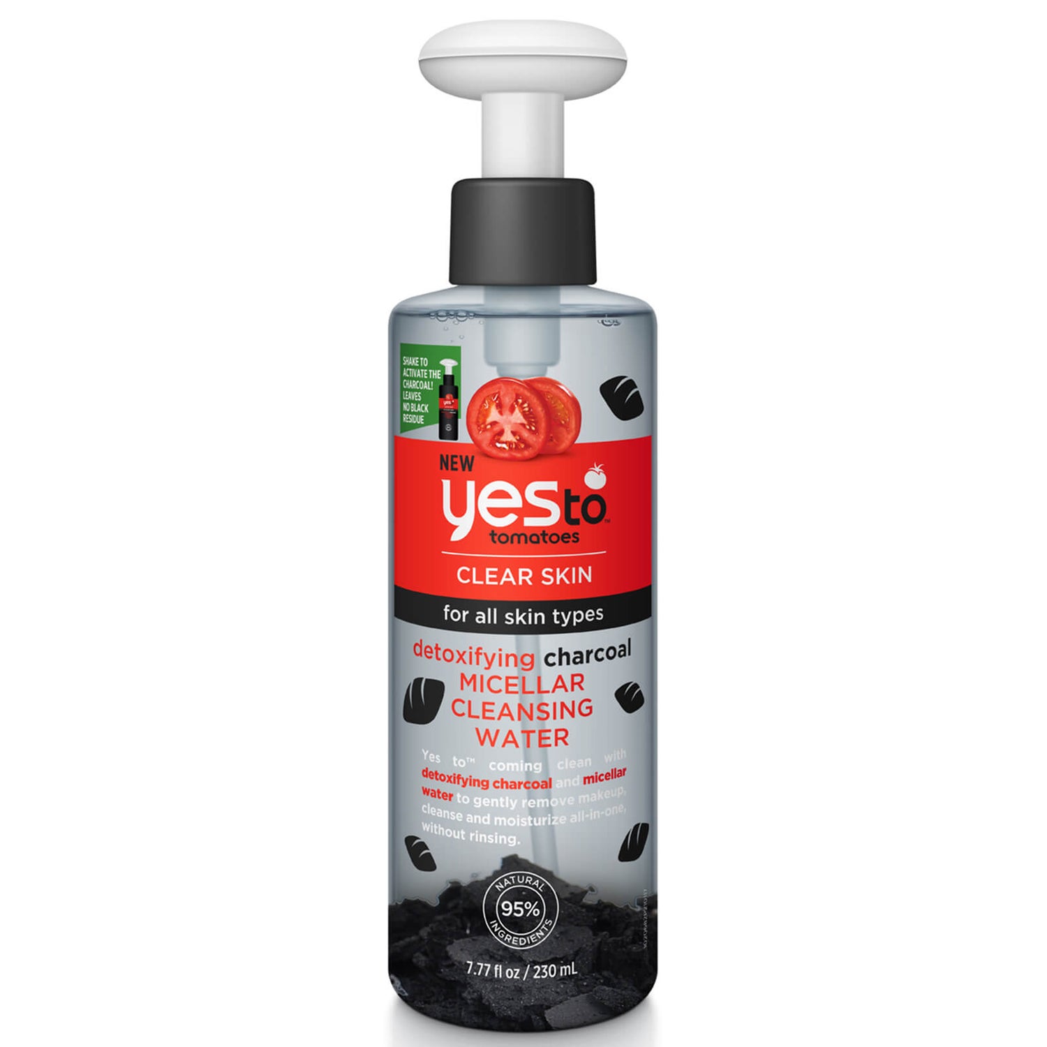 yes to Tomatoes Detoxifying Charcoal Micellar Cleansing Water 230ml