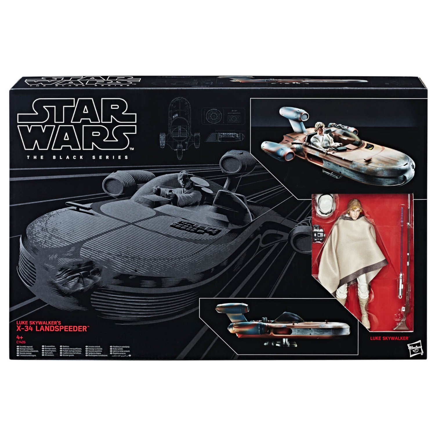 Hasbro Star Wars The Black Series Luke Skywalker s X 34 Landspeeder