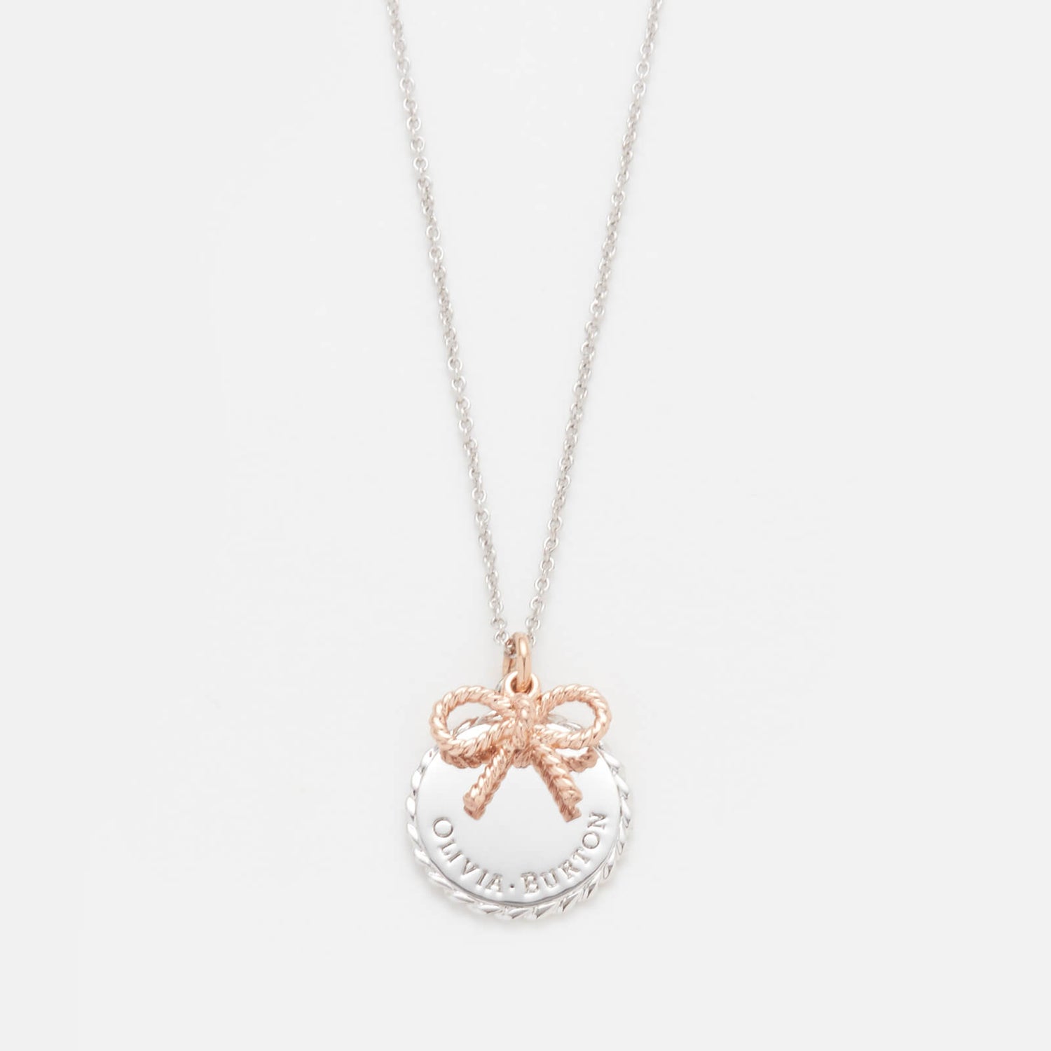 Olivia burton coin and on sale bow necklace