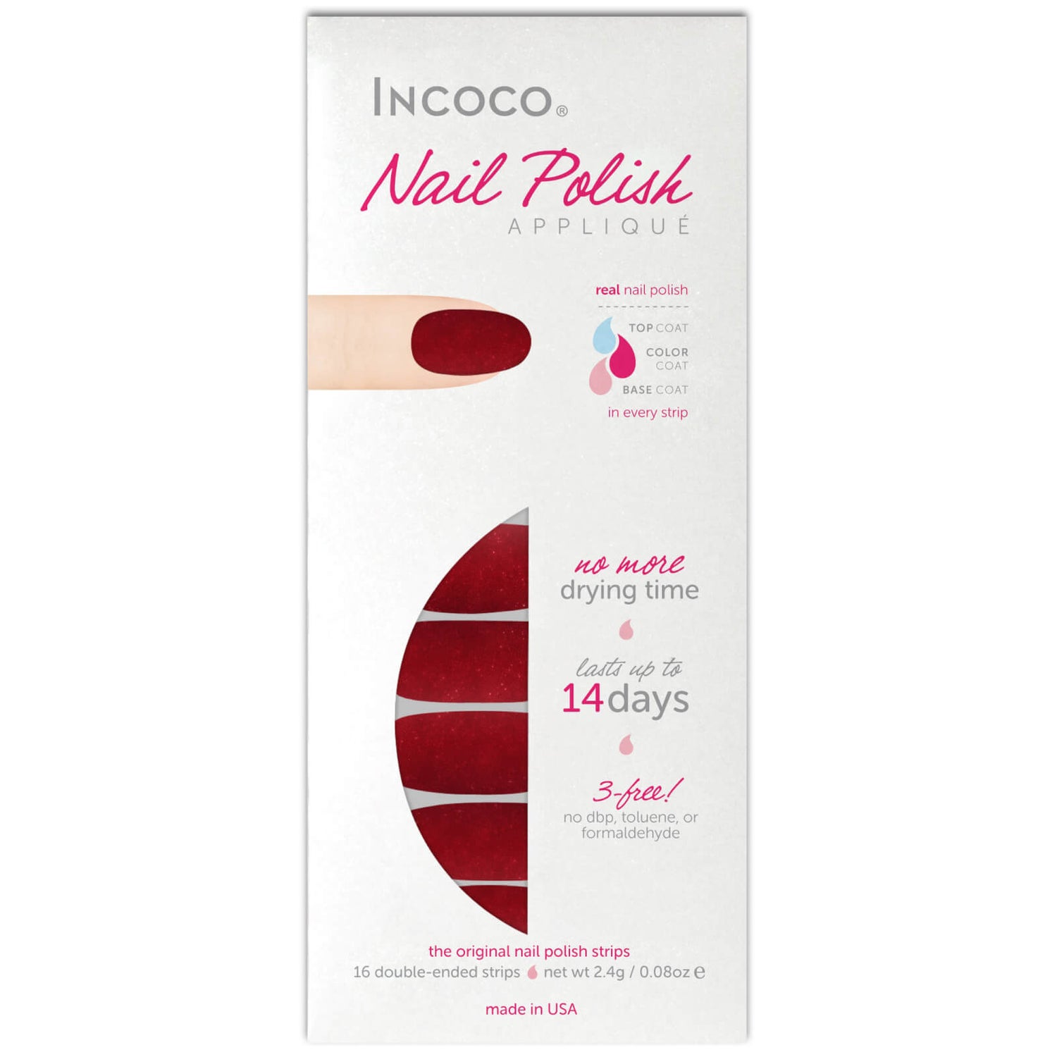 Incoco Nail Polish Appliqué - Solid Colors | GLOSSYBOX US
