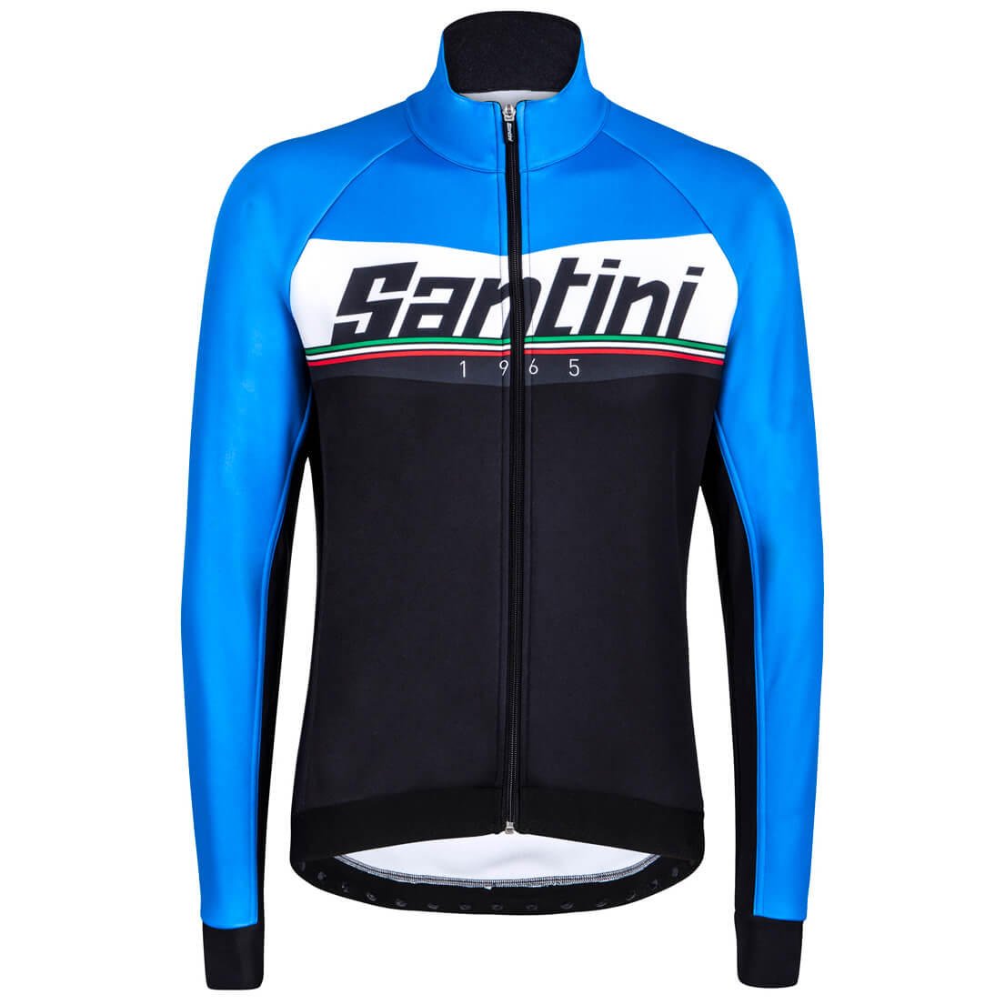 Santini Meridian Warmsant Winter Jacket Blue Black ProBikeKit