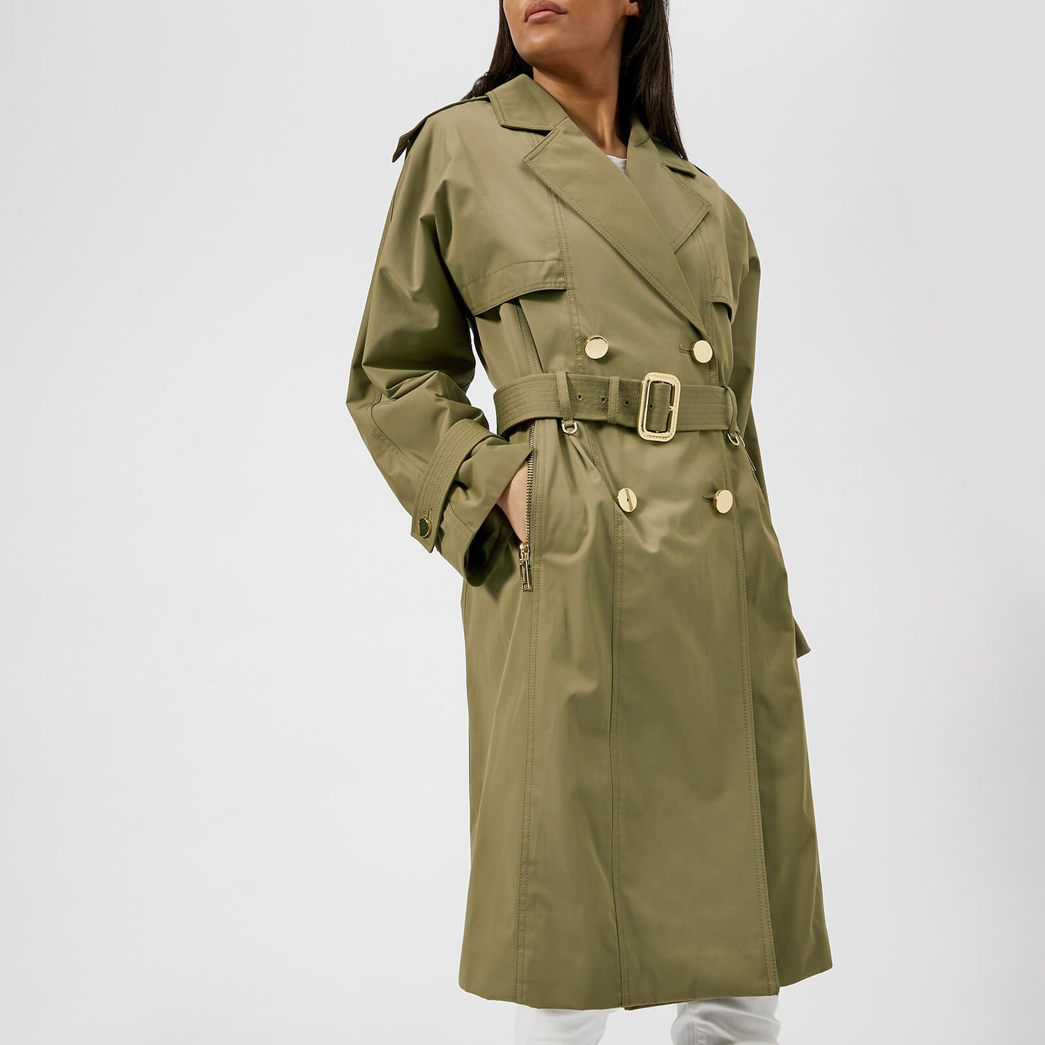 Michael kors trench coat womens shop