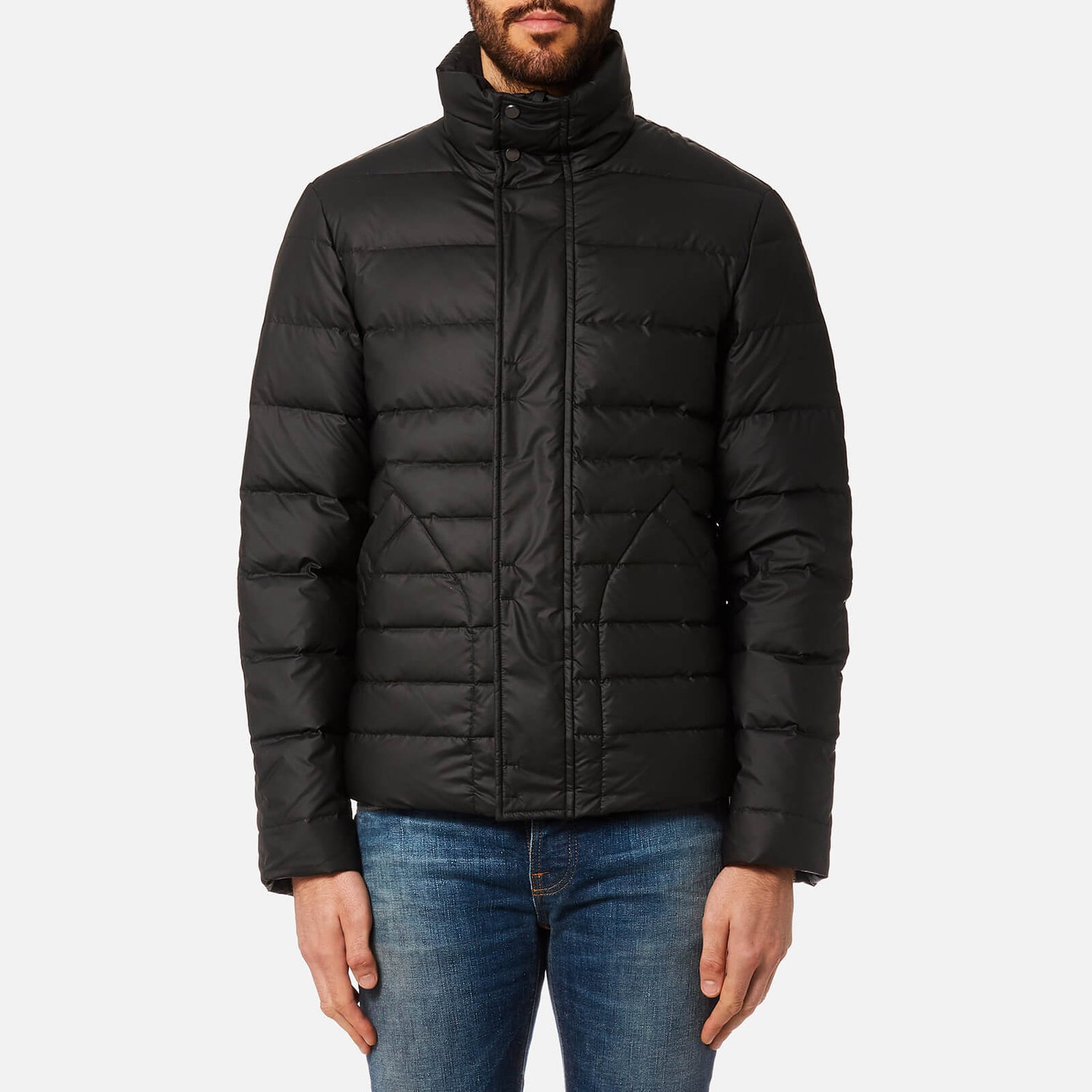 Hunter Men s Original Refined Down Jacket Black TheHut